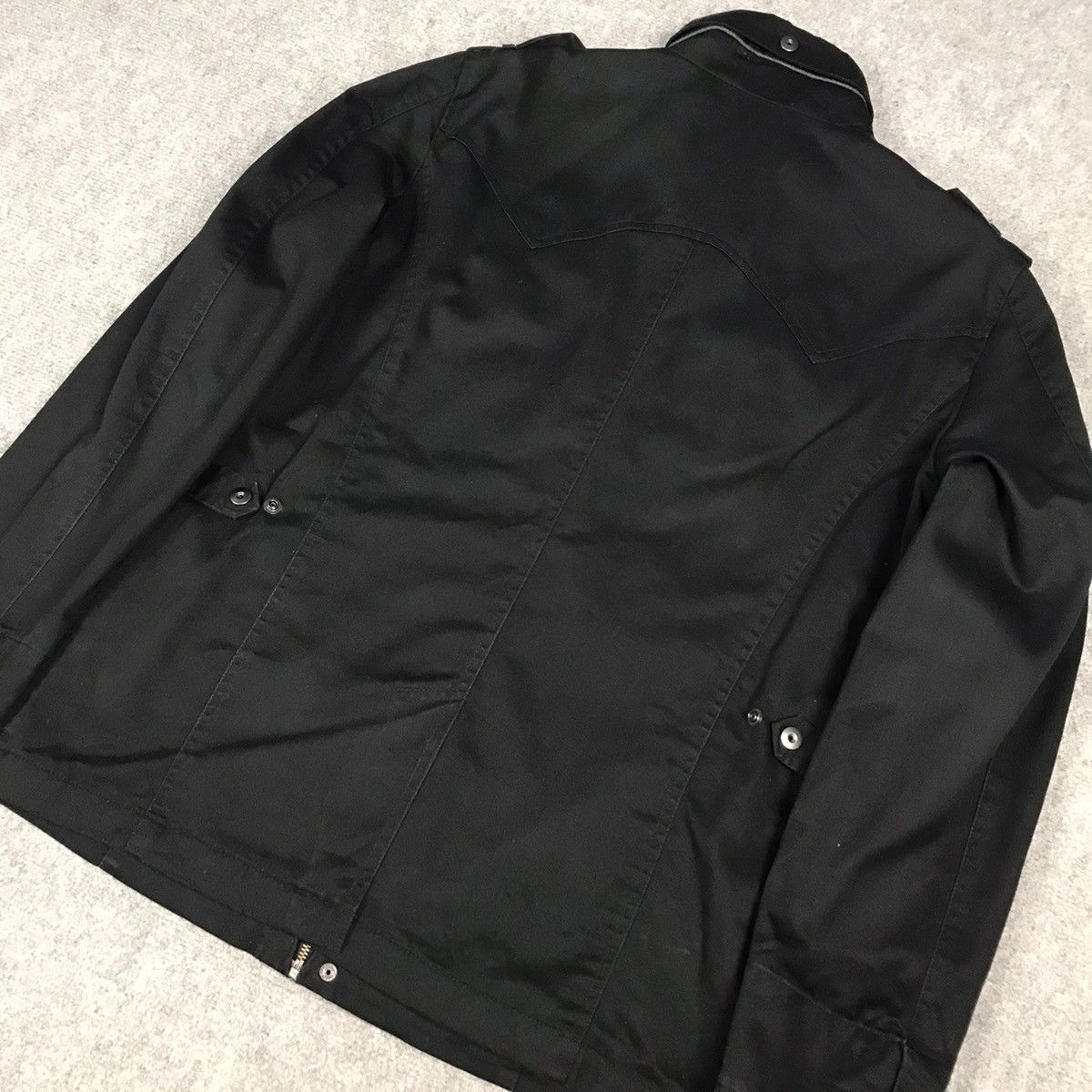 If Six Was Nine × Japanese Brand × Tornado Mart MOSSIMO BLACK PUNK JAPAN ZIPPER JACKET Size US XL / EU 56 / 4 - 9 Thumbnail