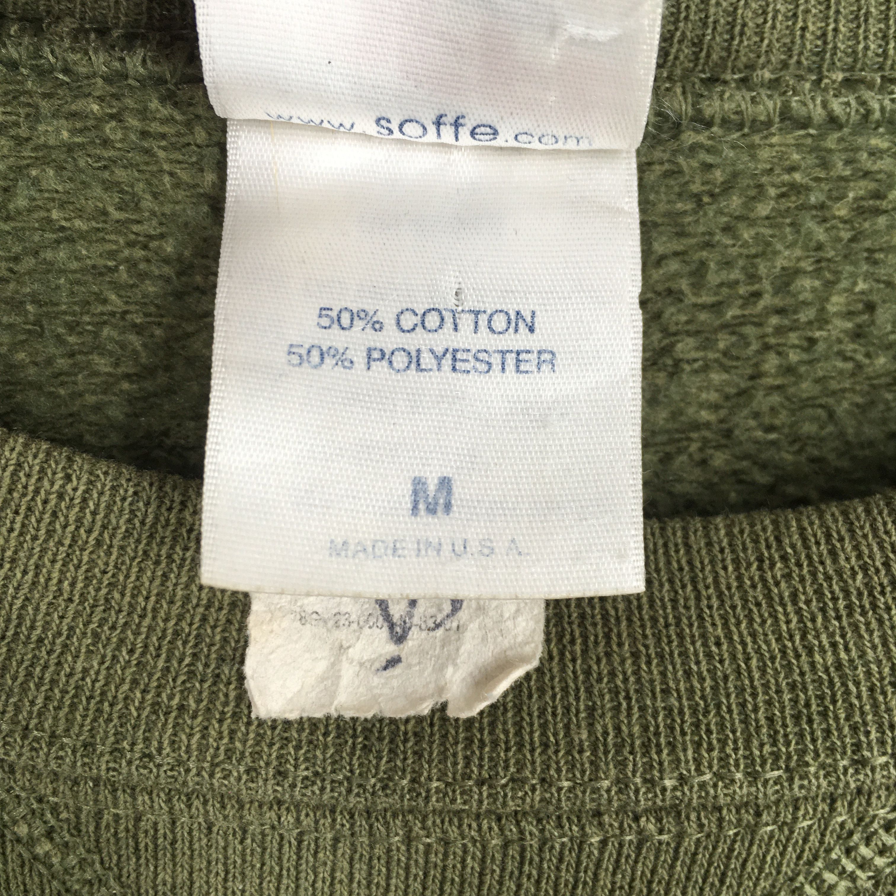 Soffe Vintage 90's Usmc Marines Green Sweatshirt Medium Size US M / EU 48-50 / 2 - 6 Thumbnail