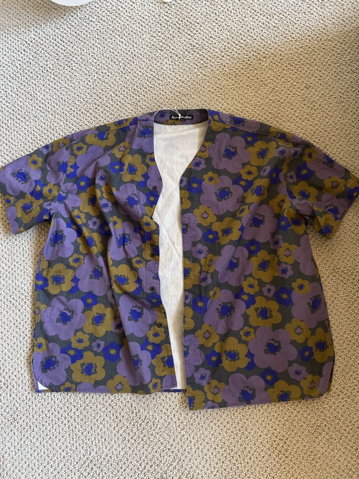 Acne Studios Acne Studios Baseball Jersey/Overshirt Size US L / EU 52-54 / 3 - 1 Thumbnail
