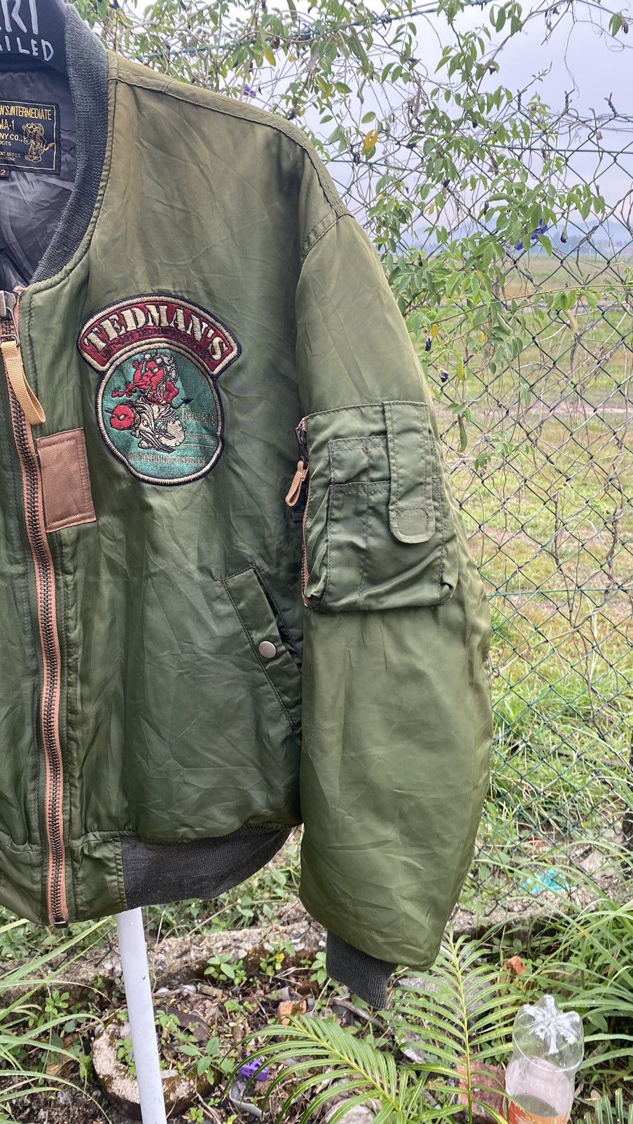 Tedman Vintage Teddy’s Airman Bomber Flight Ma-1 Jacket Size US L / EU 52-54 / 3 - 8 Thumbnail