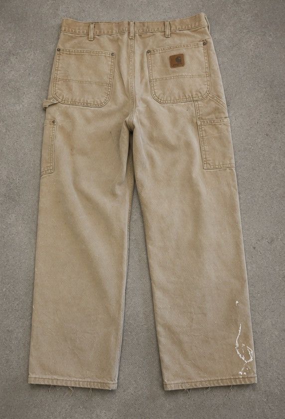 Carhartt CARHART DOUBLE KNEES INSANE FADE AND PAINT MARKS Size US 36 / EU 52 - 3 Thumbnail