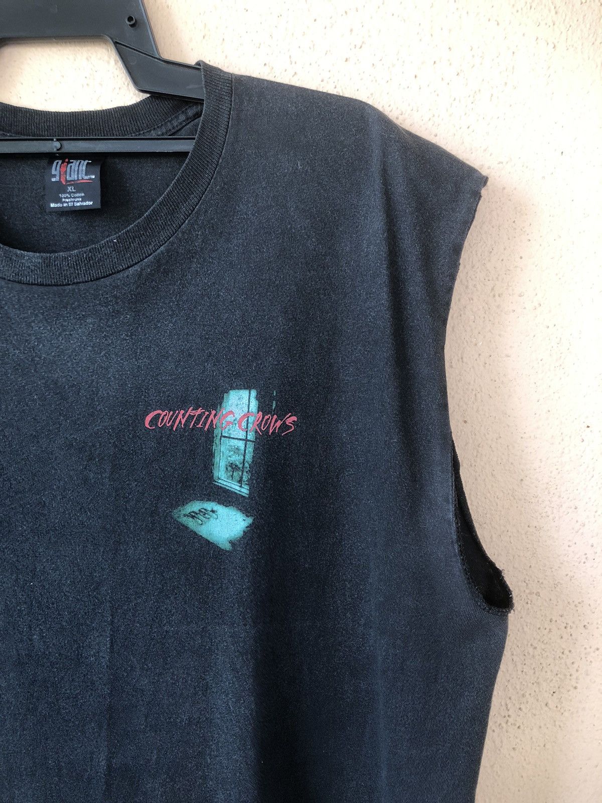 Band Tees × Vintage Vintage 90s COUNTING CROWS Cut Sleeve Tee Size US XL / EU 56 / 4 - 5 Thumbnail