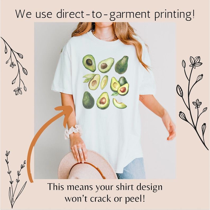 Designer Avocado Baby Tee Size M / US 6-8 / IT 42-44 - 2 Thumbnail