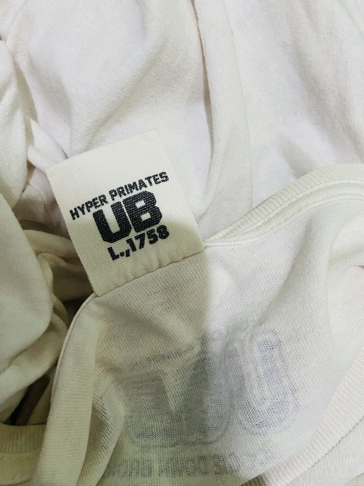 Japanese Brand Uittg Baby 3/4 Sleeve Tee Size US M / EU 48-50 / 2 - 6 Thumbnail