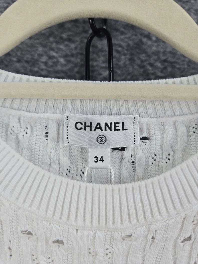 Chanel Chanel Solid color vest Size XXS / US 00 / IT 34 - 7 Thumbnail