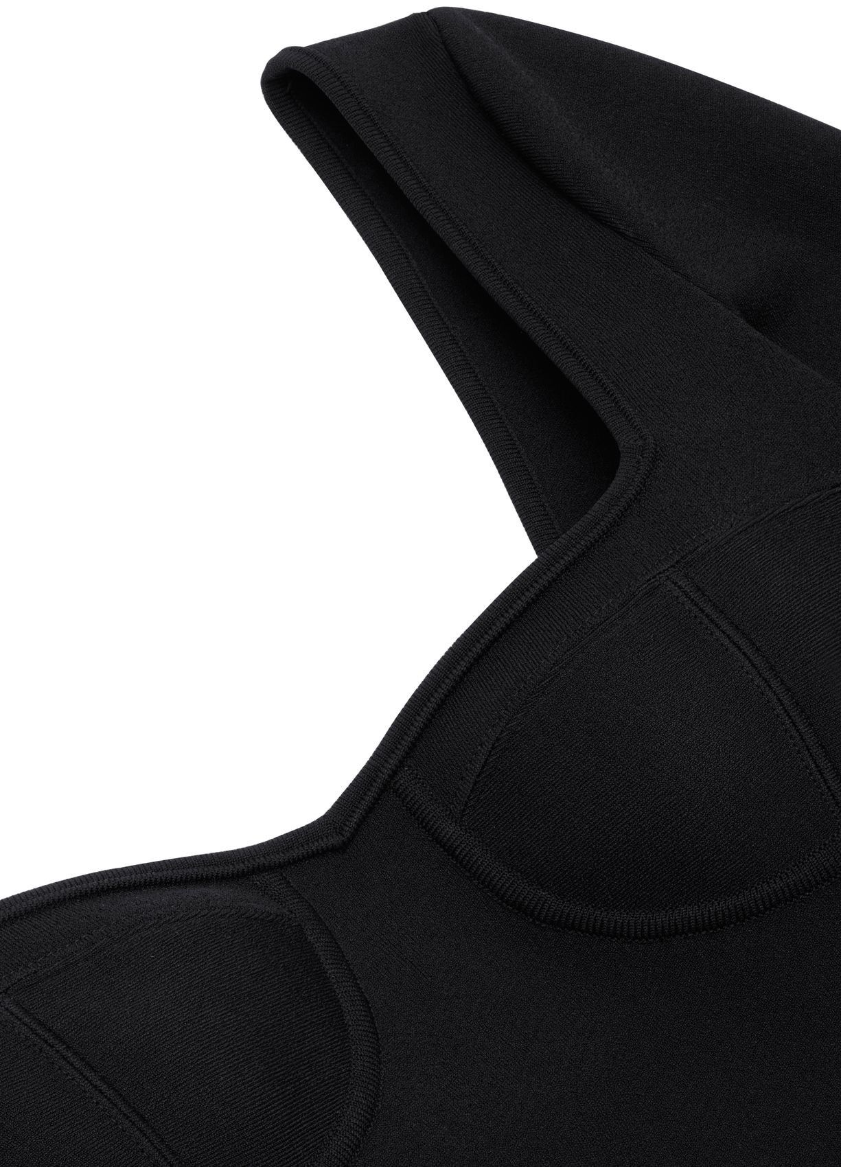 Celine o1w1db11124 Underpinning Corset Viscose Dress in Black Size XS / US 0-2 / IT 36-38 - 3 Thumbnail