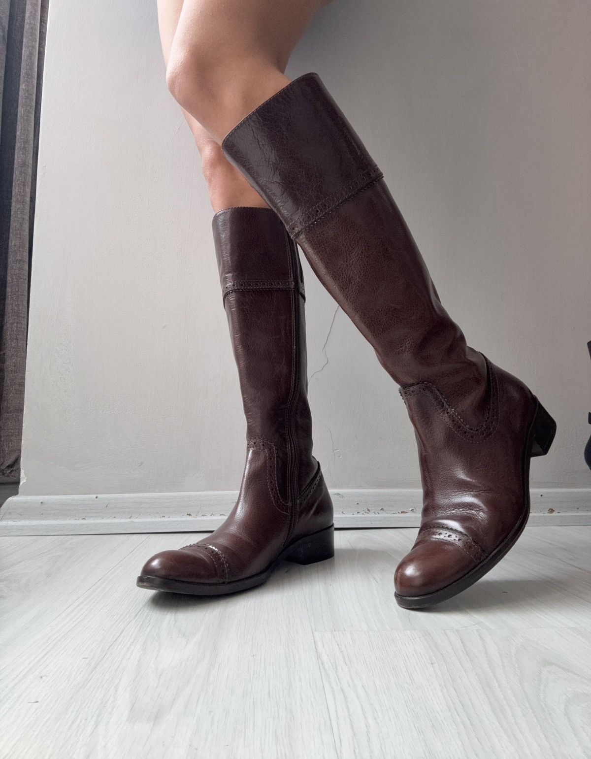 Vintage y2k leather boot Size US 7.5 / IT 37.5 - 2 Thumbnail