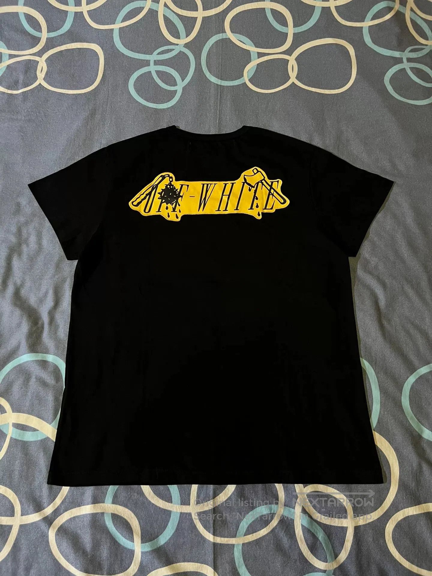 Off-White Off-White Embroidered Slogan T-Shirt. Size US M / EU 48-50 / 2 - 2 Thumbnail