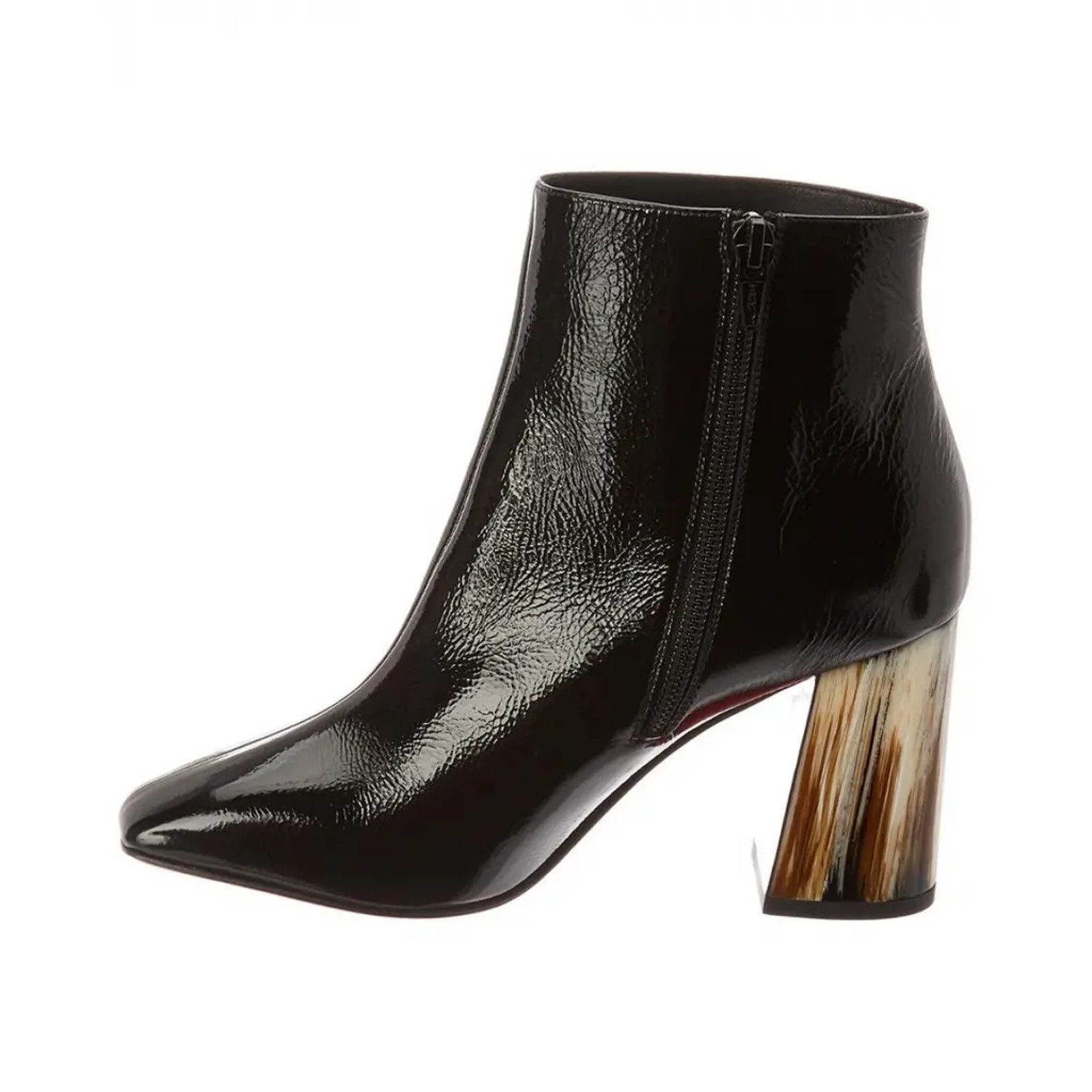 Christian Louboutin Christian Louboutin Hilconico 85 Black Patent Block Corne Size US 5.5 / IT 35.5 - 7 Thumbnail
