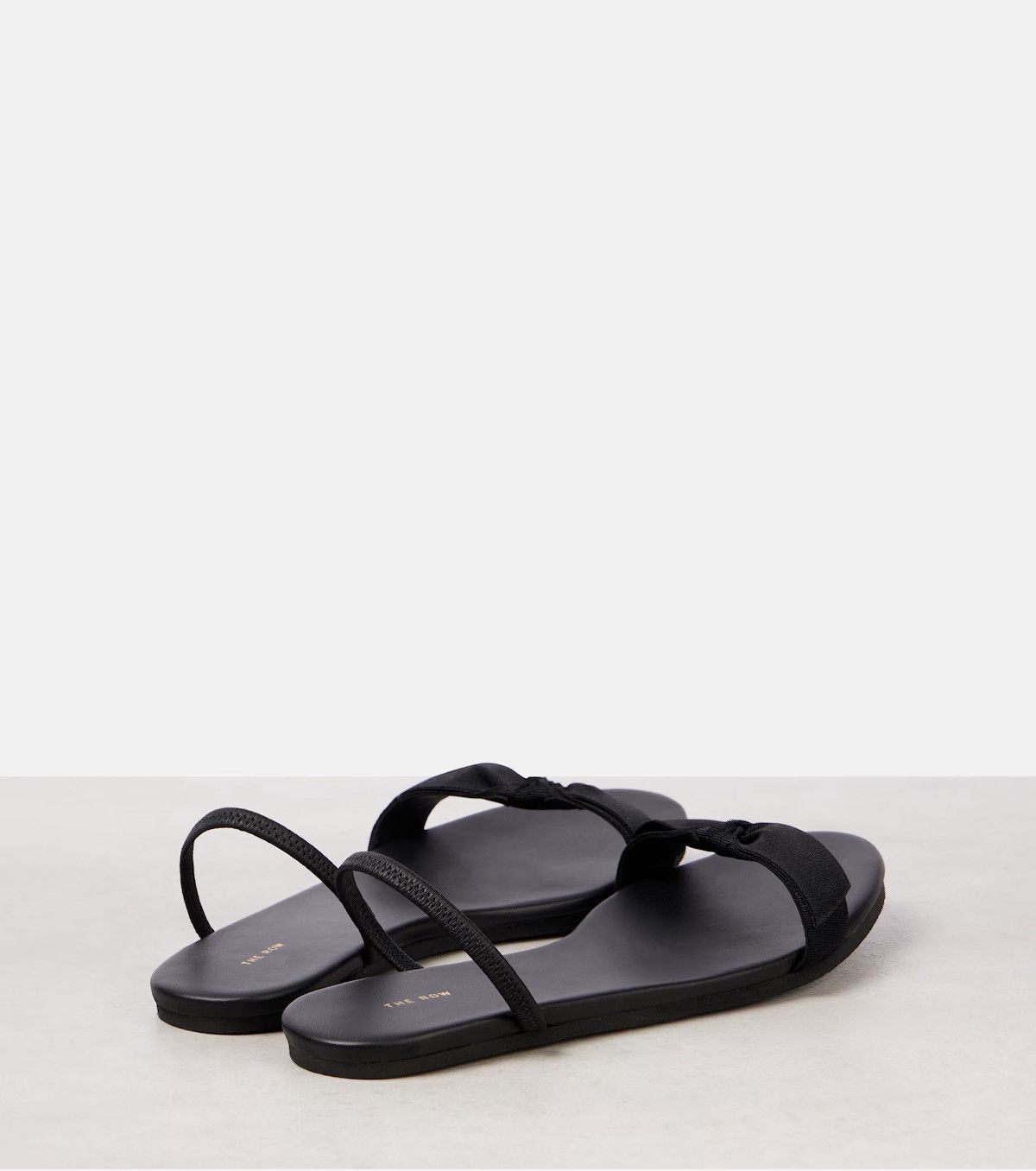 The Row THE ROW Bow leather slingback sandals size 39 Size US 8.5 / IT 38.5 - 2 Thumbnail