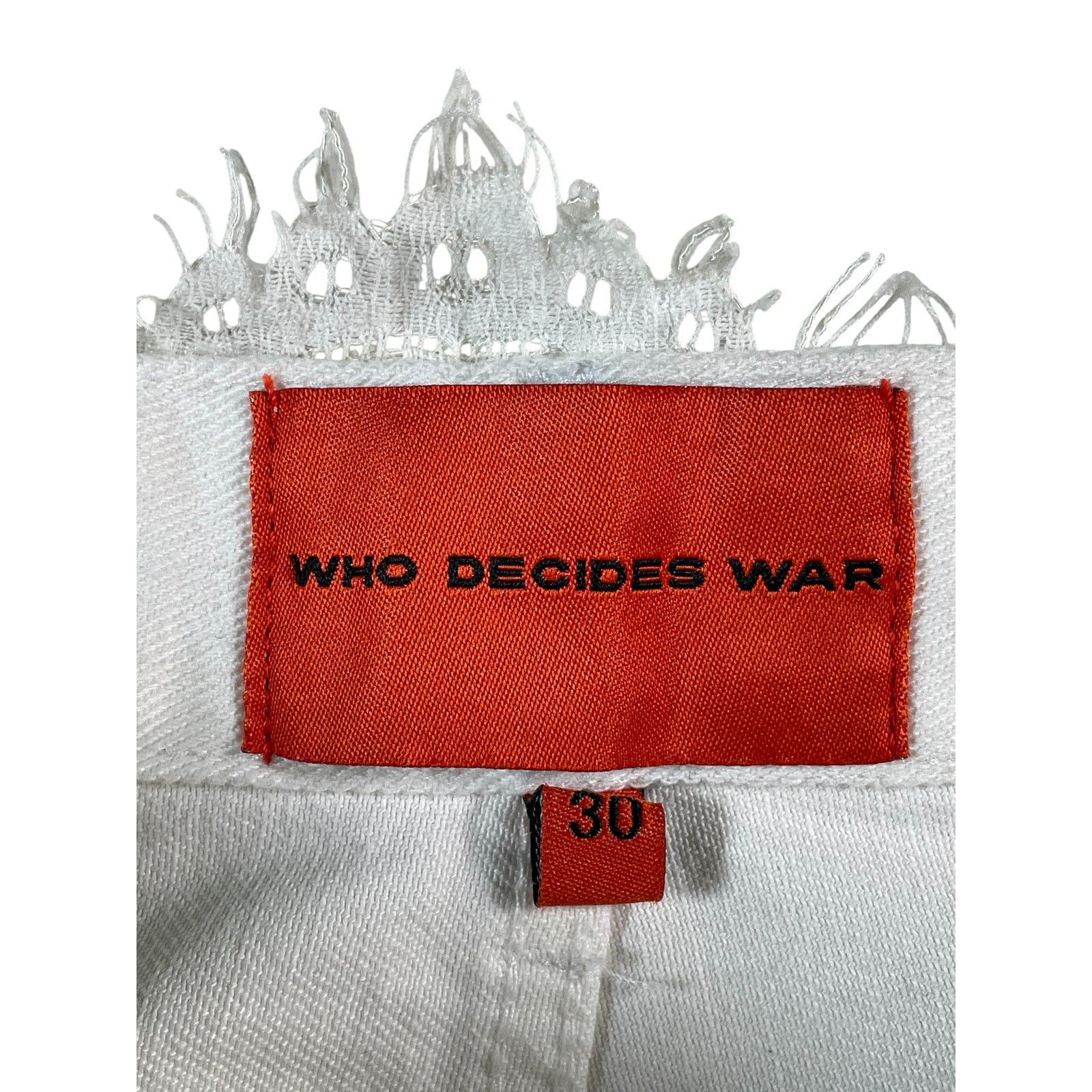 Who Decides War Who Decides War 'Weddin' White Jeans Size US 30 / EU 46 - 3 Thumbnail