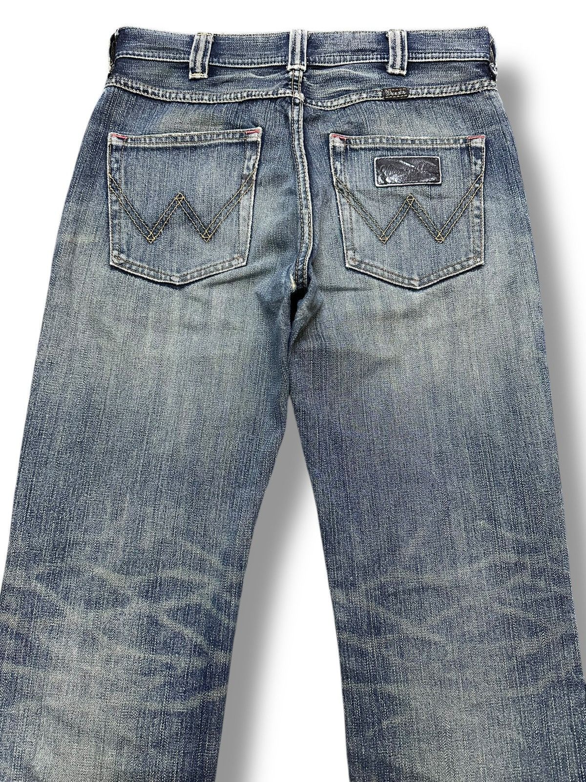 Japanese Brand × Wrangler Wrangler Vintage Distressed Wideleg Loose Style With Faded Size US 30 / EU 46 - 6 Thumbnail
