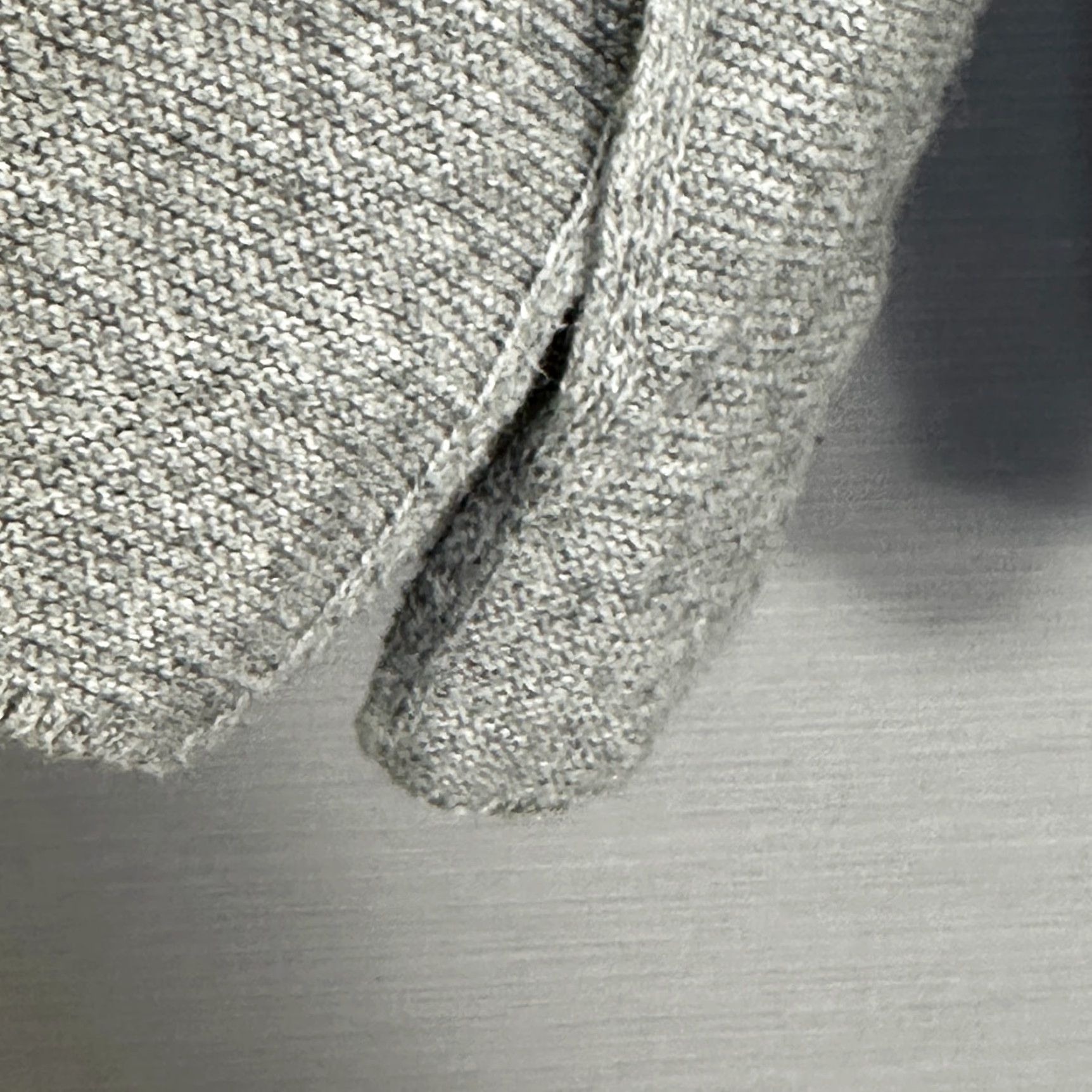 J. Jill J Jill Sweatshirt Womens XS Gray Cotton Knit Pullover Split Hem Sweater Size XS / US 0-2 / IT 36-38 - 4 Thumbnail