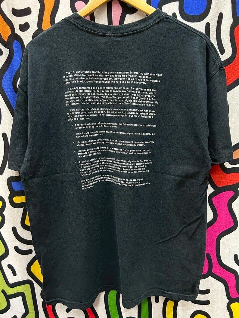 Band Tees Vintage 2000s The Black Crowes tshirt size L Size US L / EU 52-54 / 3 - 3 Thumbnail