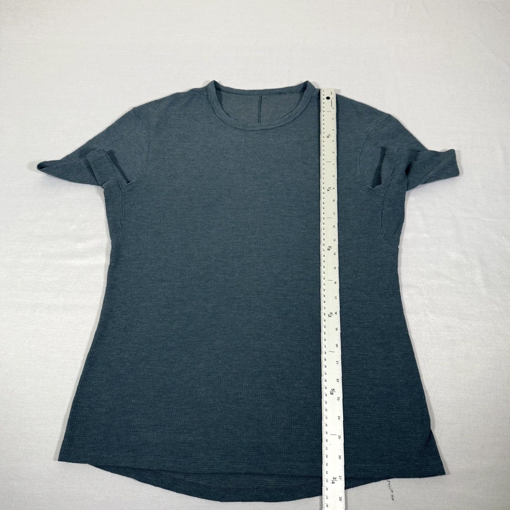 Lululemon Lululemon Shirt Mens Medium Gray Shift Stitch Waffle Knit Thermal Running Tee Size US M / EU 48-50 / 2 - 5 Thumbnail