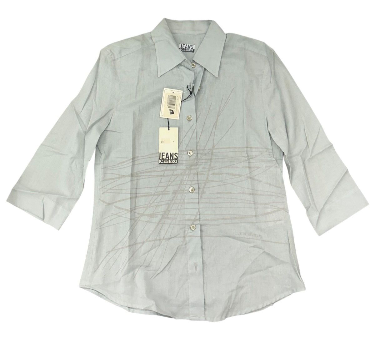 Iceberg NWT Iceberg Jeans Tonal Graphic Shirt - Size IT 40 Size S / US 4 / IT 40 - 2 Thumbnail