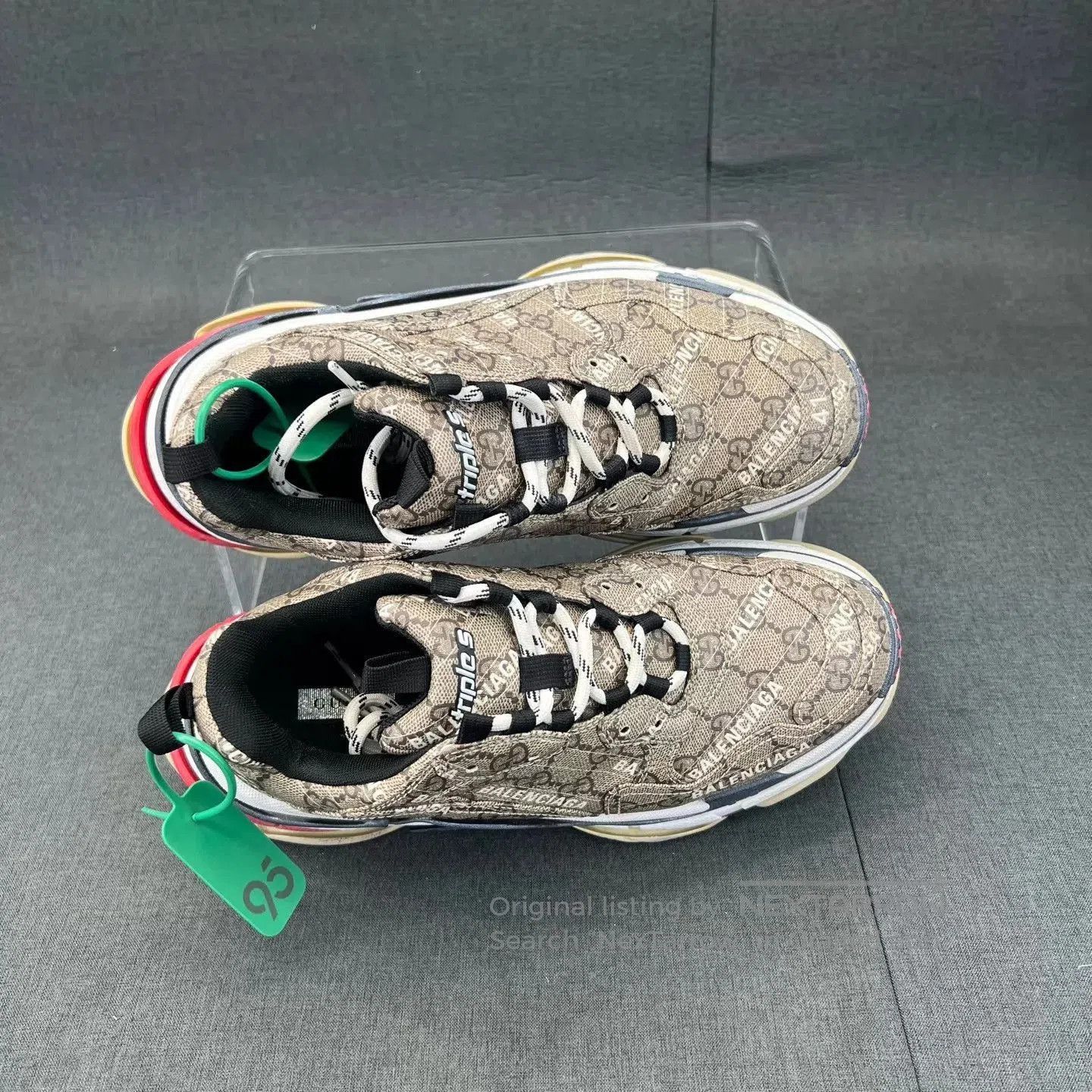 Balenciaga Multi-Color Chunky Lowtop Sneakers Size 8. Size US 8 / EU 41 - 6 Thumbnail