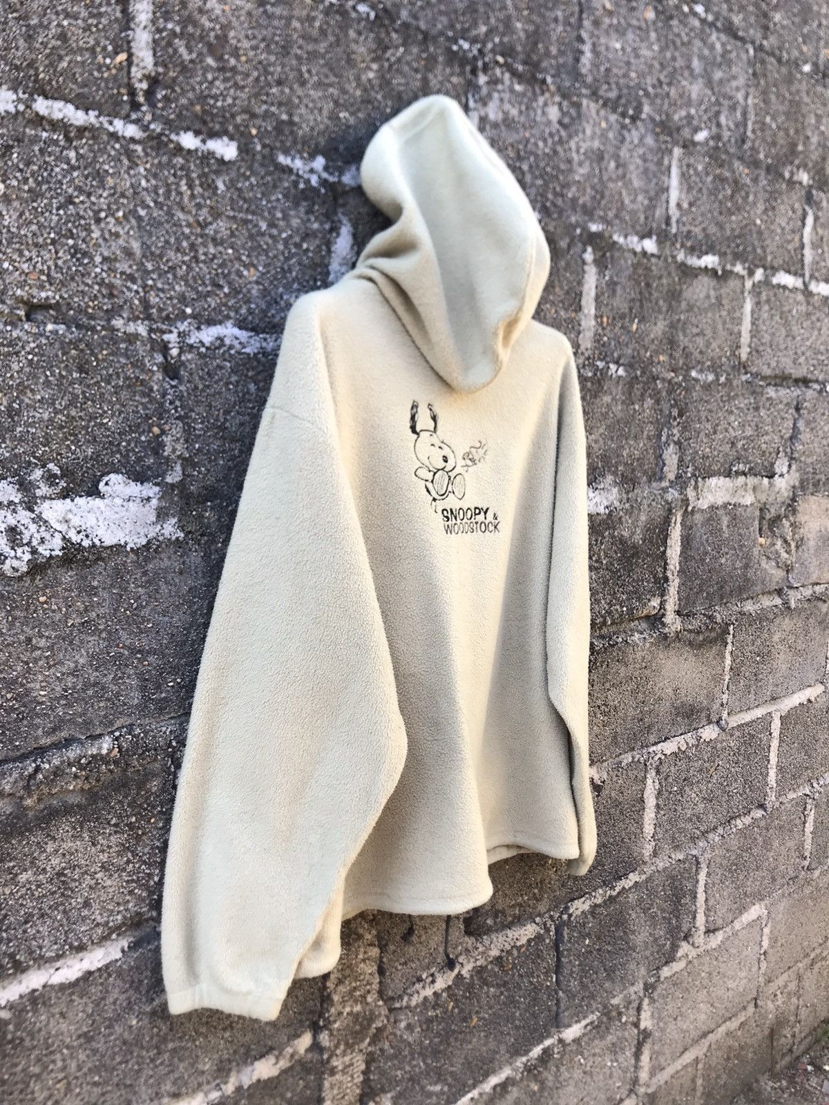 Japanese Brand ⚡️Vintage Peanuts Snoopy Hooded Fleece Zipper Sweater Size US M / EU 48-50 / 2 - 13 Thumbnail
