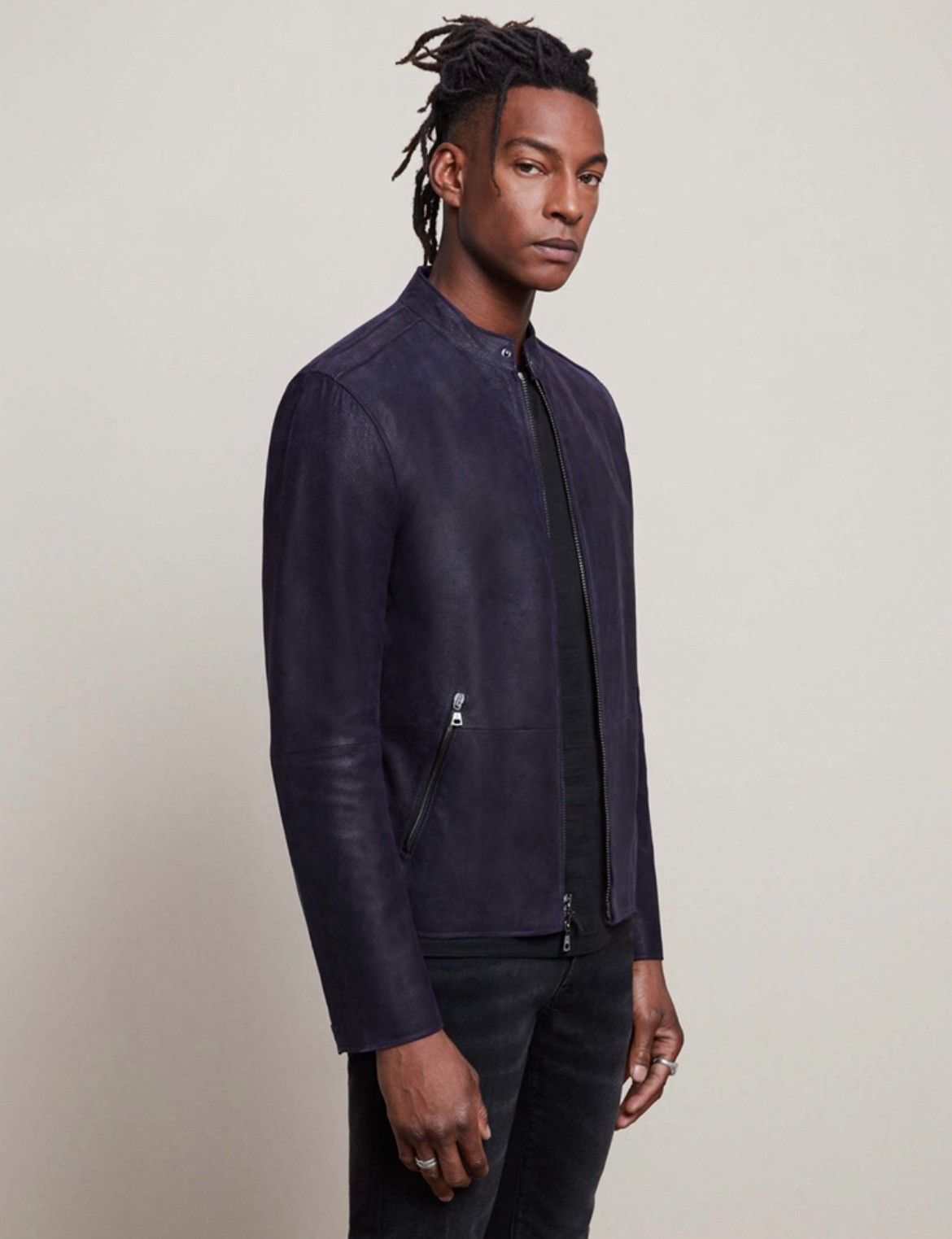 John Varvatos Sheepskin Zipper Jacket Eu 44 USA 34 small Size US S / EU 44-46 / 1 - 1 Thumbnail