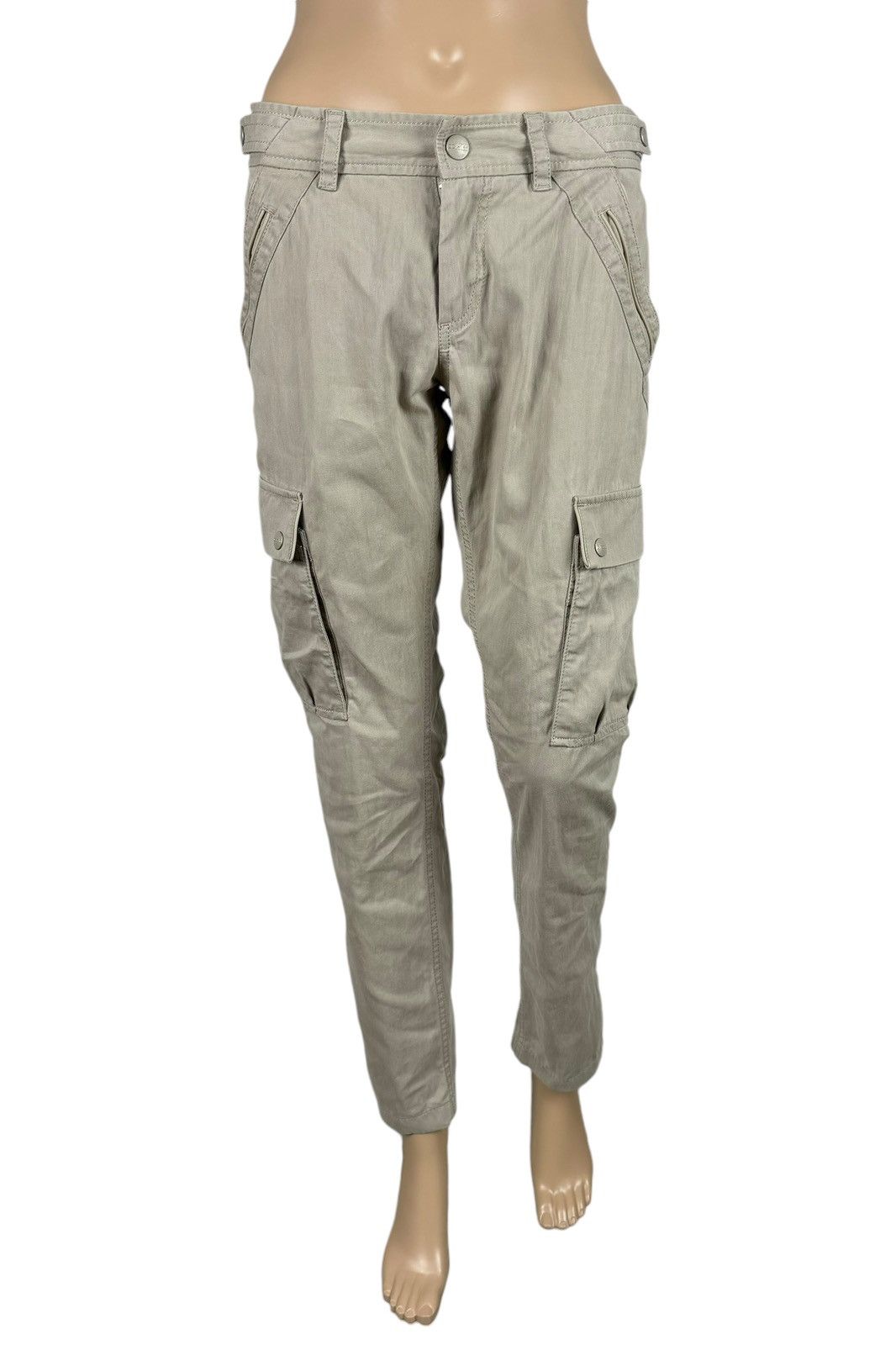 Diesel × Vintage Diesel 00s Vintage Cargo Pants Cotton-Nylon size 27 Size 27" / US 4 / IT 40 - 2 Thumbnail