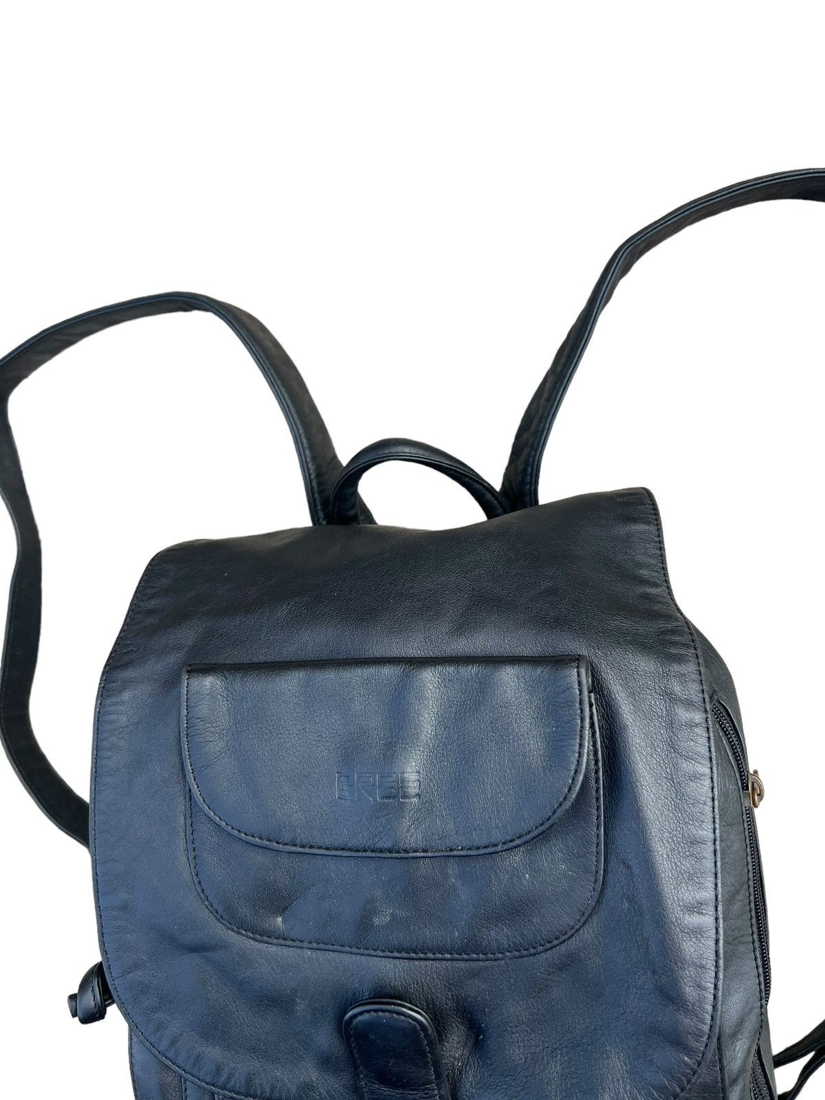 BREE Vintage BREE All Black Leather Backpack Size ONE SIZE - 8 Thumbnail