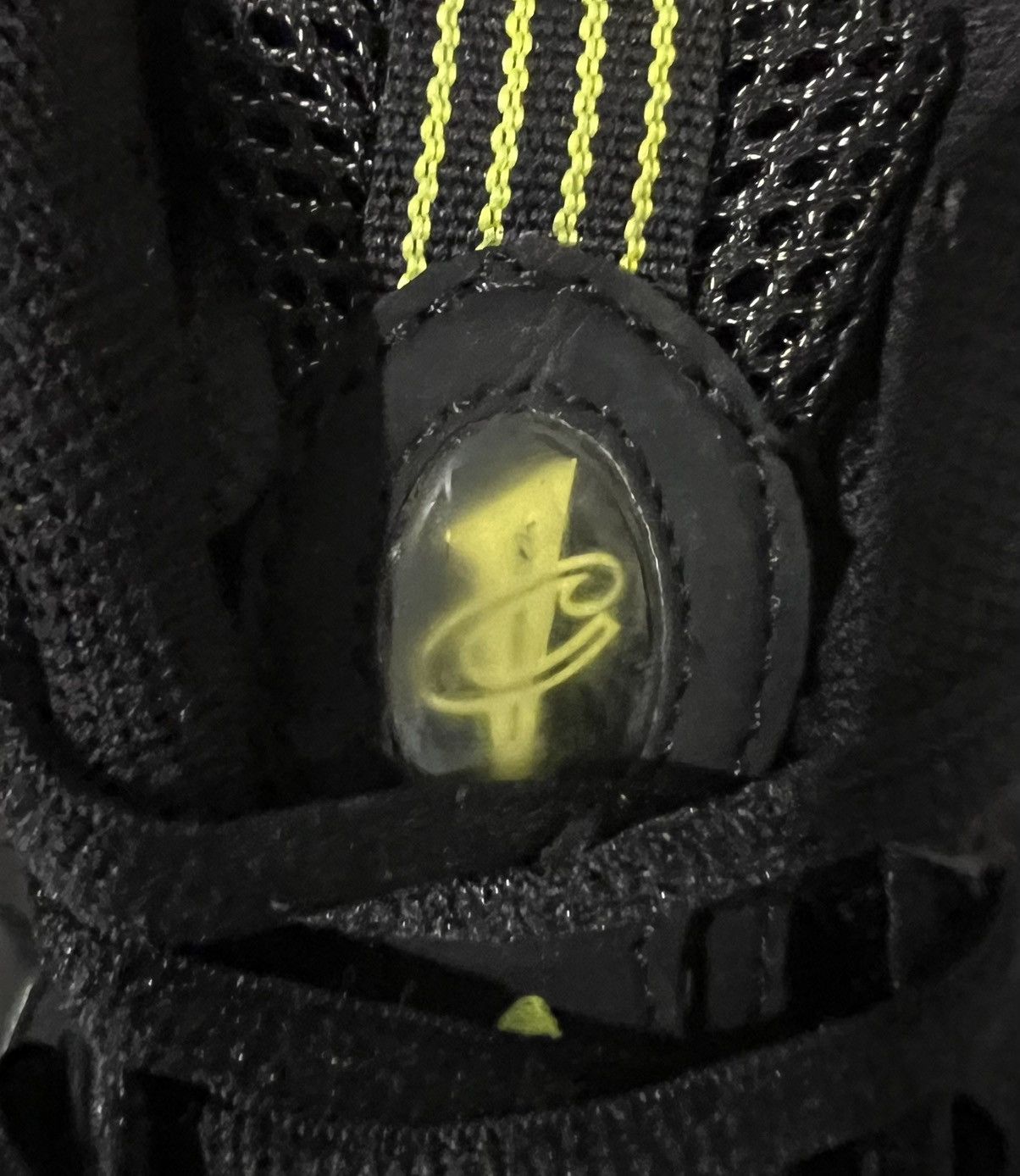Nike Size 8.5 DS 2007 Nike Air Foamposite One Black/Bright Cactus Size US 8.5 / EU 41-42 - 8 Thumbnail