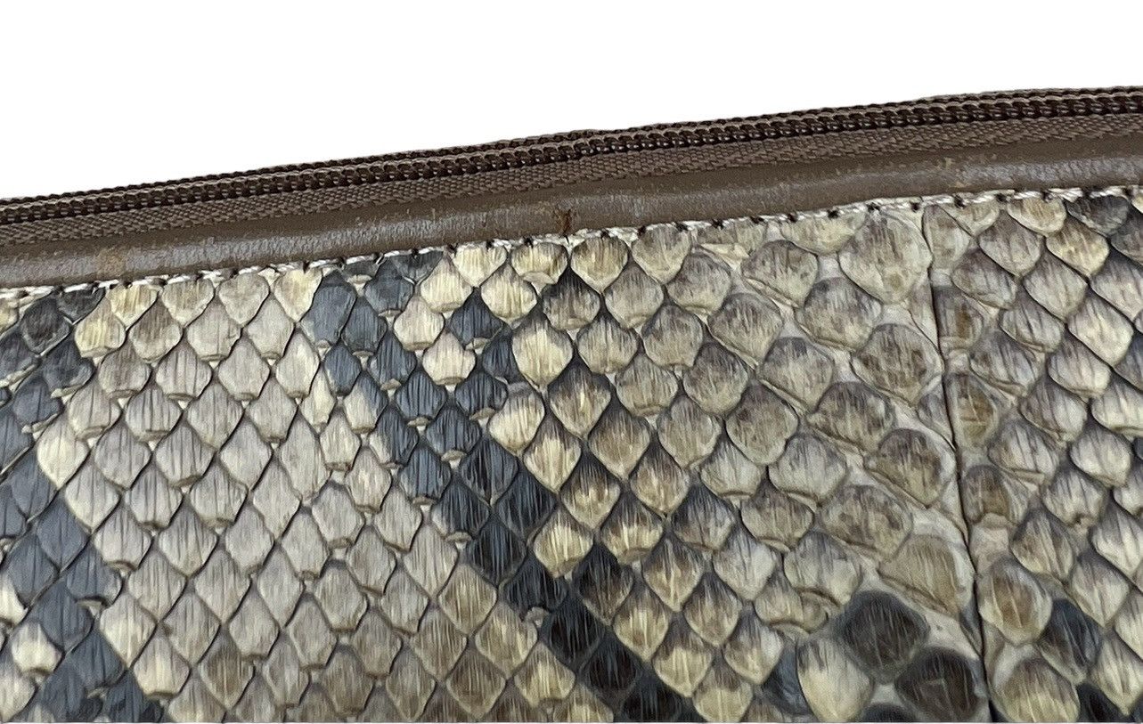 Leather Vintage Arukan Japan Python Snakeskin Leather Bag Mini Size ONE SIZE - 19 Thumbnail