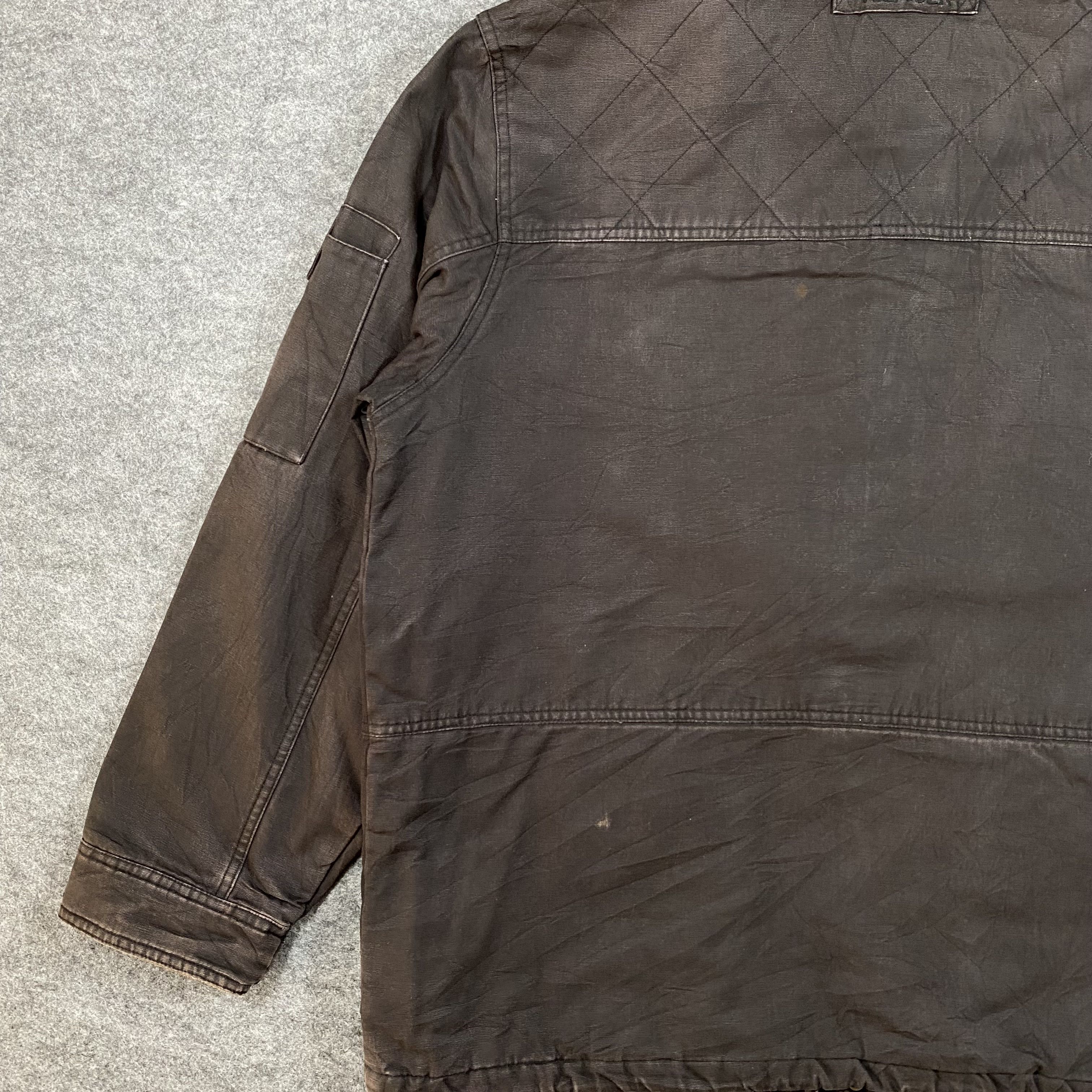 Tommy Hilfiger VTG Tommy Hilfiger Waxed Utility Hooded Field Jacket-J662 Size US XL / EU 56 / 4 - 10 Thumbnail