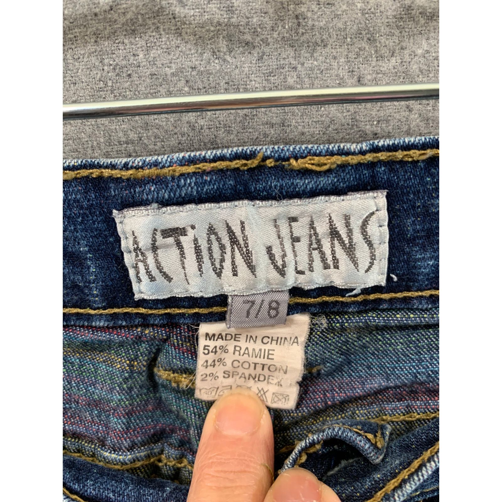 Other Action Jeans Jeans Women Size 7/8 Blue Denim Jeans Size 30" / US 8 / IT 44 - 3 Thumbnail