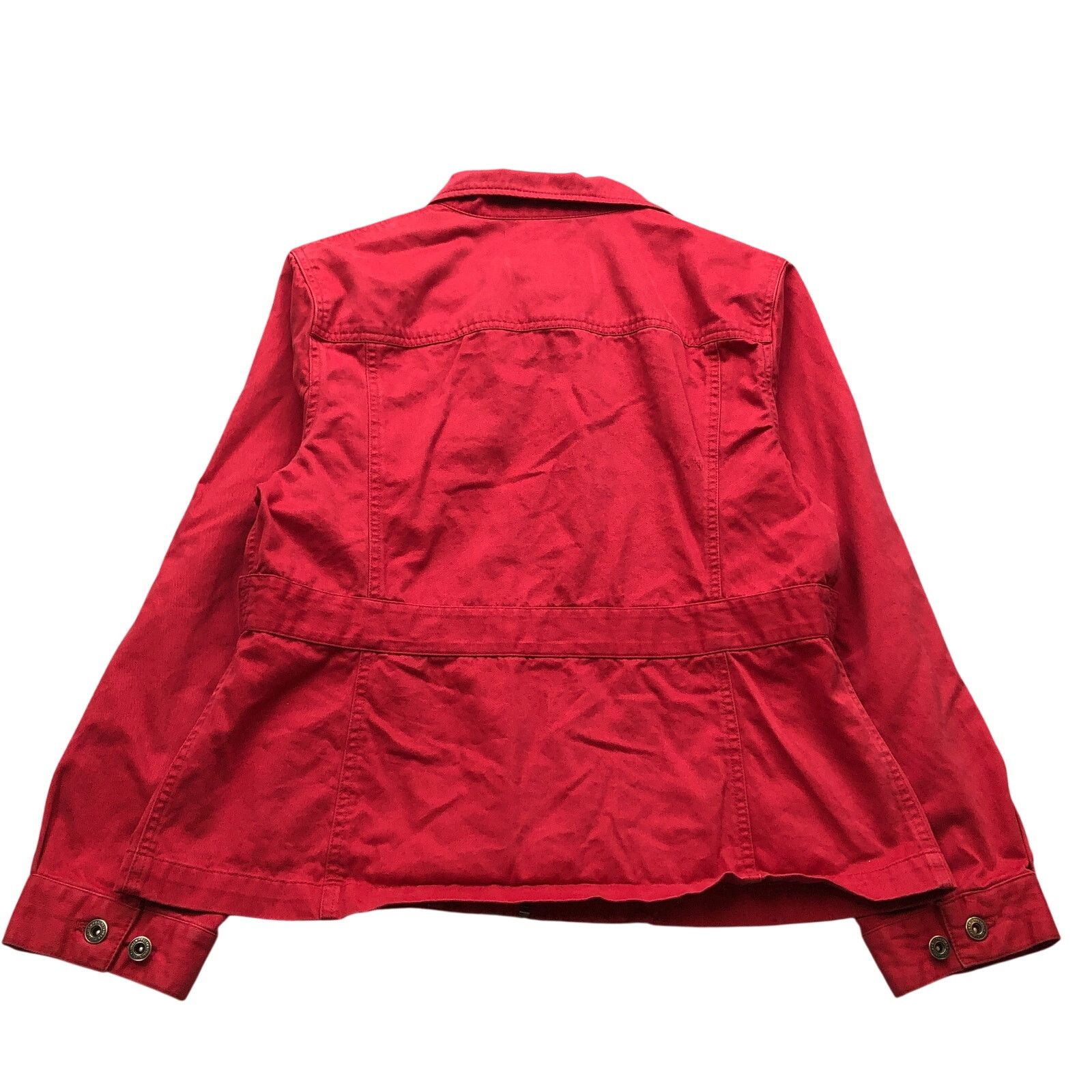 Lauren Ralph Lauren Vintage Lauren Ralph Lauren Glen Twill Jacket Womens L Red Size L / US 10 / IT 46 - 6 Thumbnail