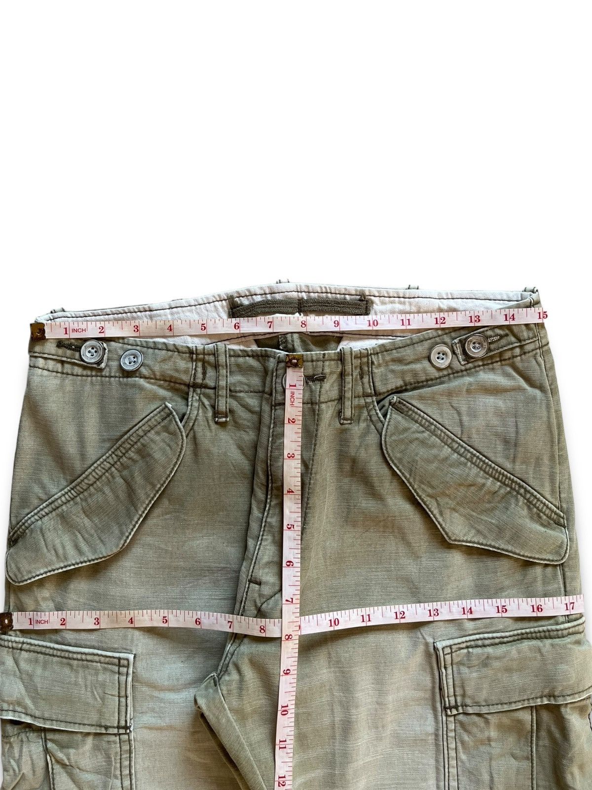 JNCO × Japanese Brand Vintage Japanese Brand Painted Cargo Baggy Denim Pants Size US 30 / EU 46 - 14 Thumbnail
