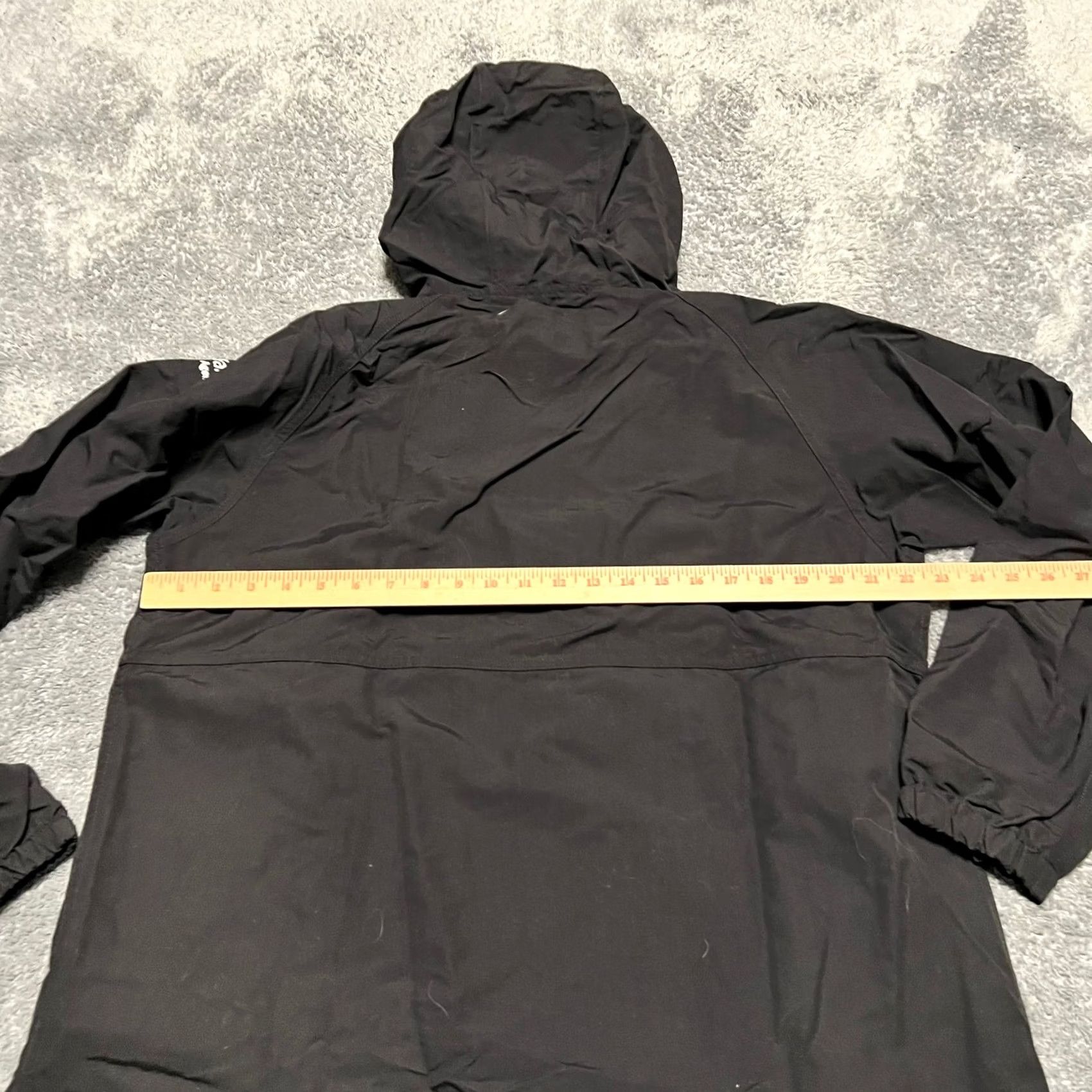 Vintage LL Bean Anorak Jacket Coat Womens Large Hooded Rain Black Nylon Rain Coat Ladies L Womens Size L / US 10 / IT 46 - 6 Thumbnail