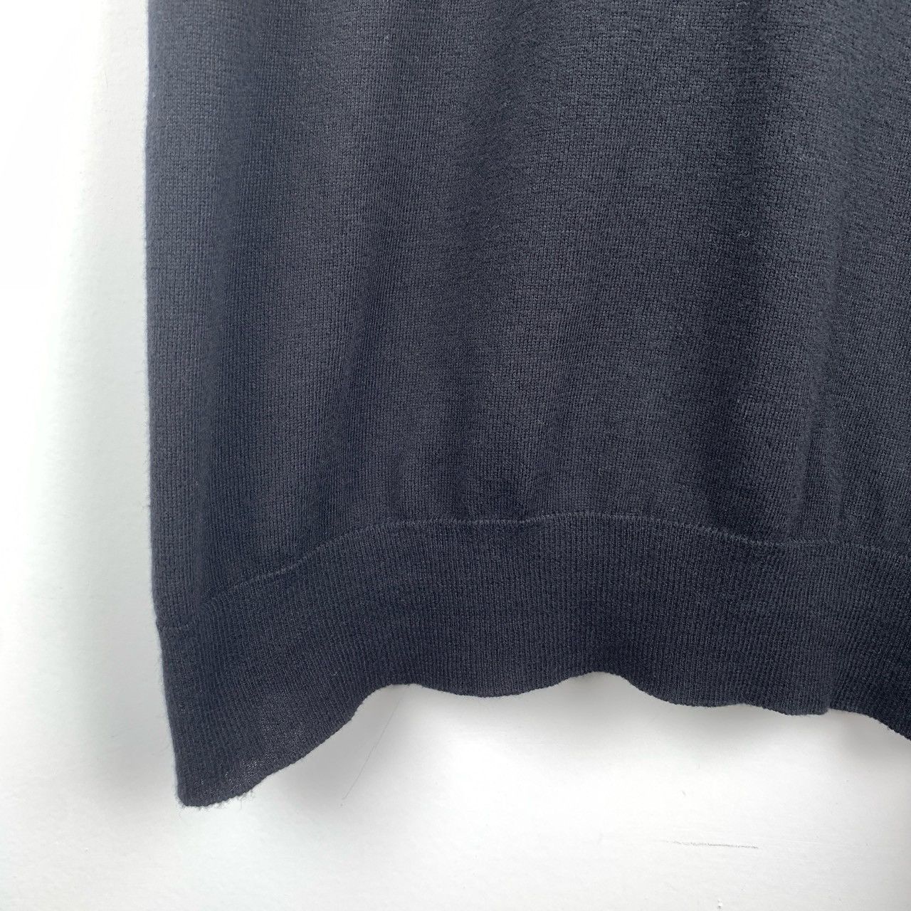 Prada Prada Round Neck Black Cotton Knit Short-Sleeve Top Size US XL / EU 56 / 4 - 4 Thumbnail