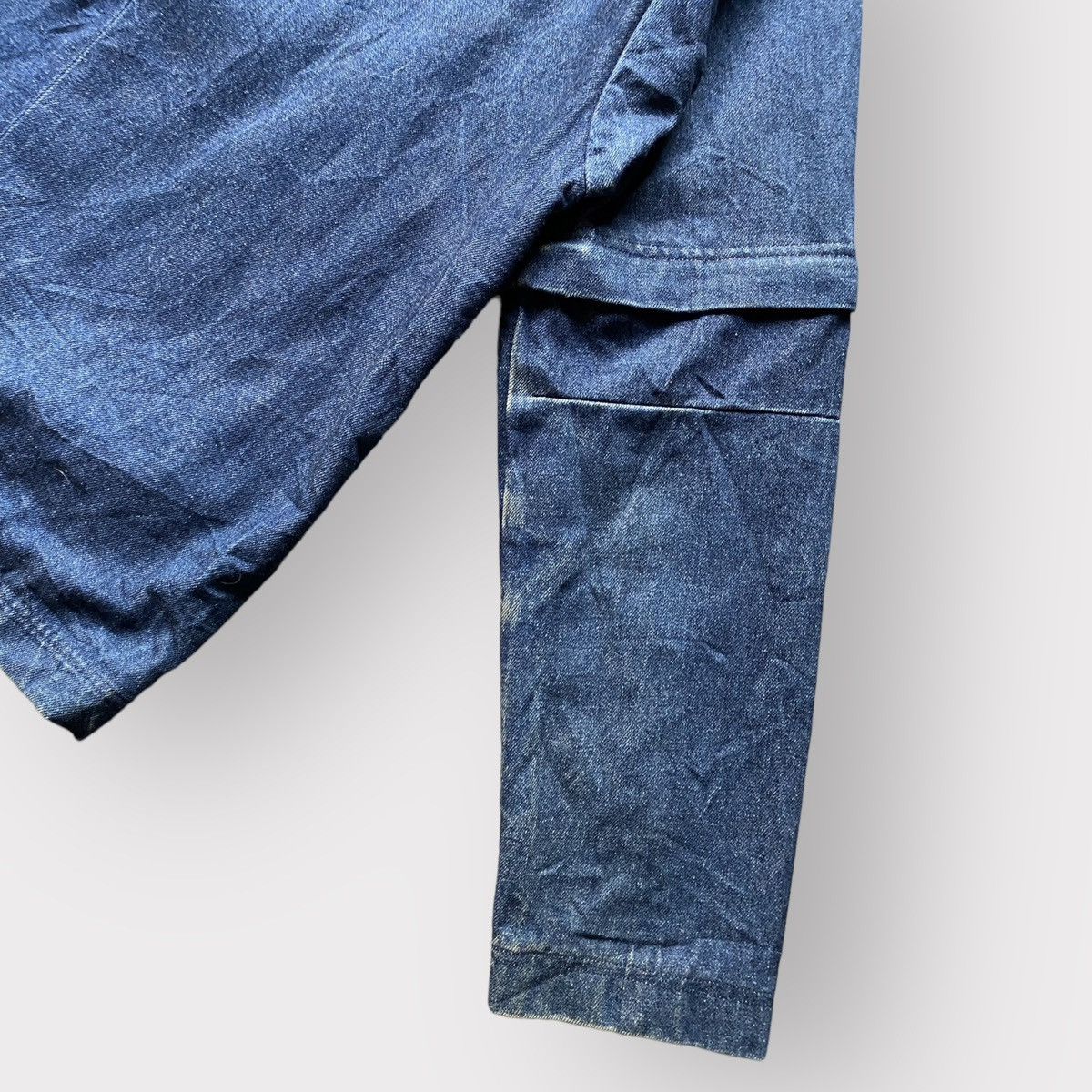 Number (N)ine × Takahiromiyashita The Soloist. Vintage 1998 Number (N)ine Removable Denim Jacket Size US M / EU 48-50 / 2 - 9 Thumbnail