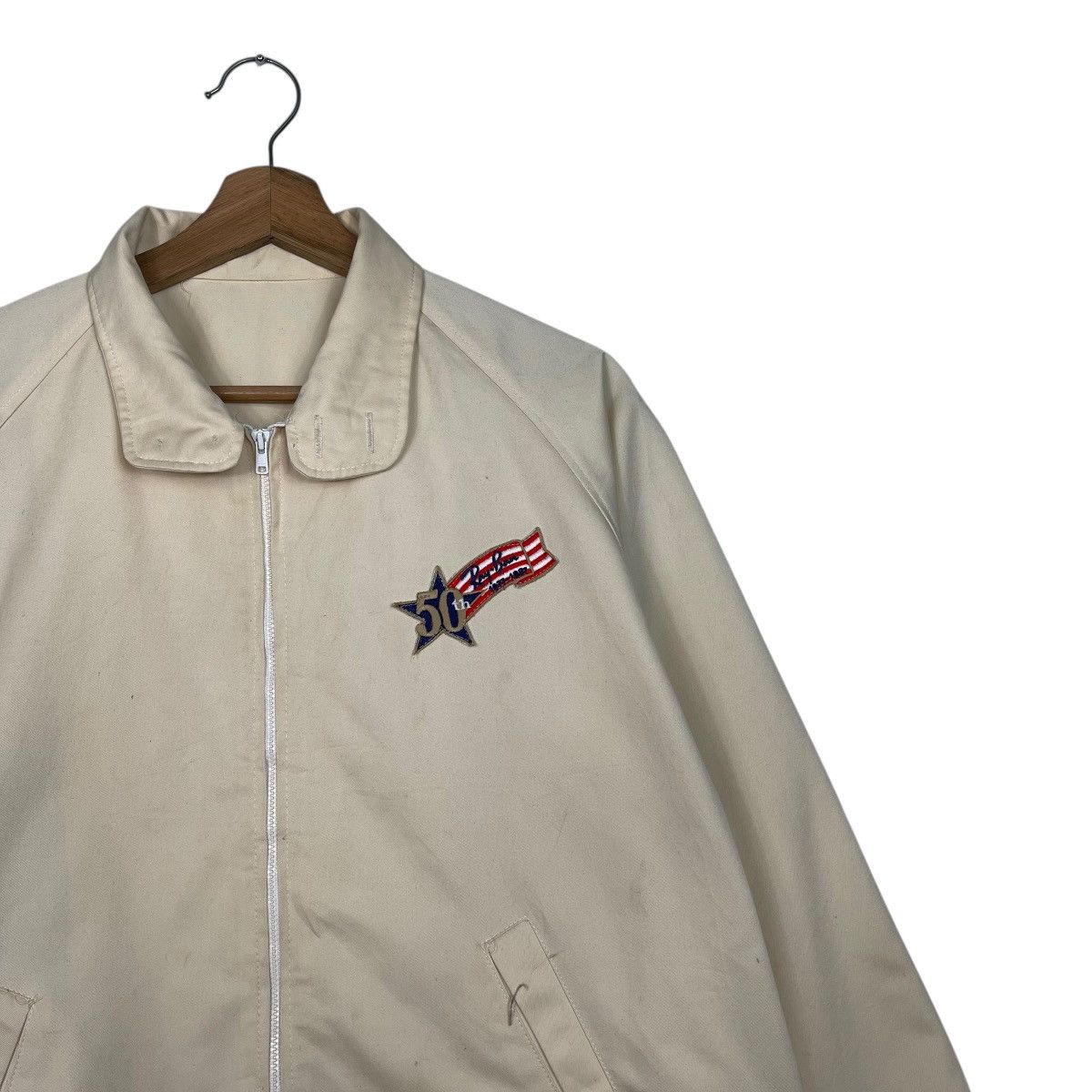 RayBan Vintage 90s 50th Anniversary RayBan Small Logo Zipper Jacket Size US M / EU 48-50 / 2 - 5 Thumbnail