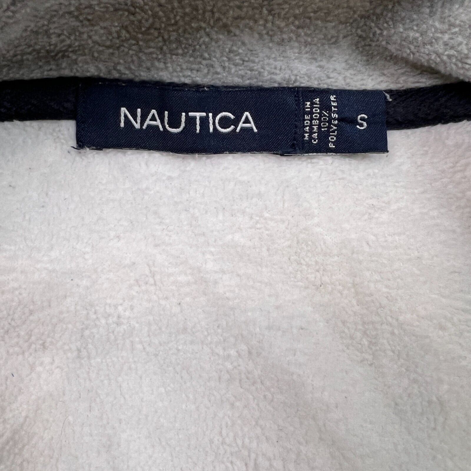 Nautica Nautica Fleece Small 1/4 Zip Nature Pullover Sweatshirt Size US S / EU 44-46 / 1 - 6 Thumbnail
