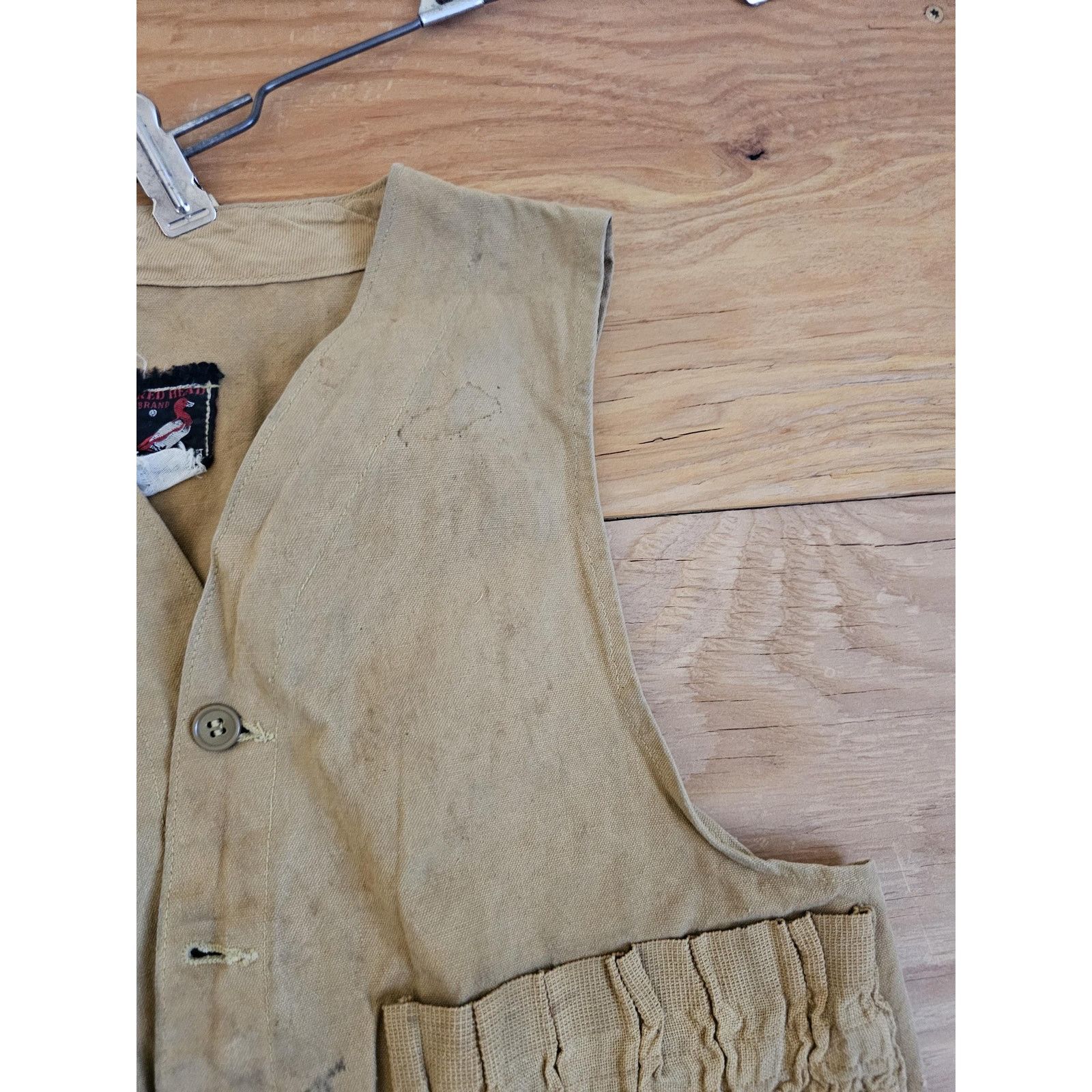Redhead Red Head Beige Hunting Shooting Vest Youth Size L? 60s Size US XS / EU 42 / 0 - 5 Thumbnail