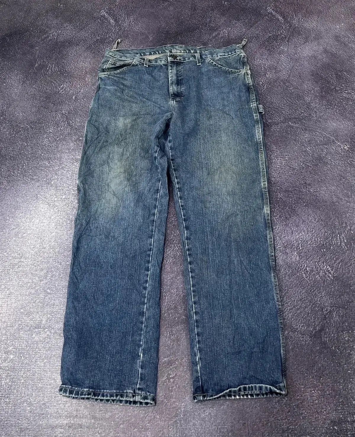 Dickies × Vintage Vintage Dickies Y2K Work Blue Denim Hype Baggy Jeans Size US 36 / EU 52 - 2 Thumbnail
