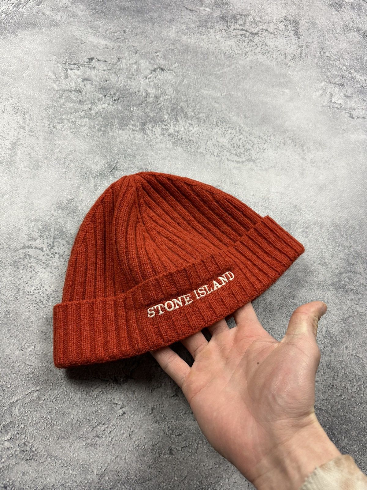Stone Island Stone Island Beanie Wool Knit Hats 90s Embroidered Logo Cap Size ONE SIZE - 2 Thumbnail