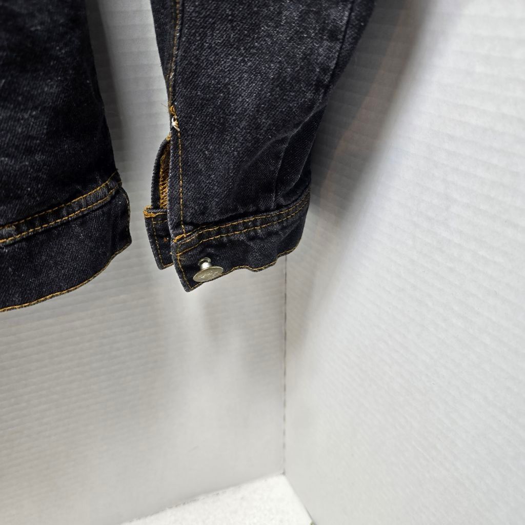 The Unbranded Brand Girls Mud Kingdom Black Ruffle Jean Jacket Size 10 Size M / US 6-8 / IT 42-44 - 7 Thumbnail