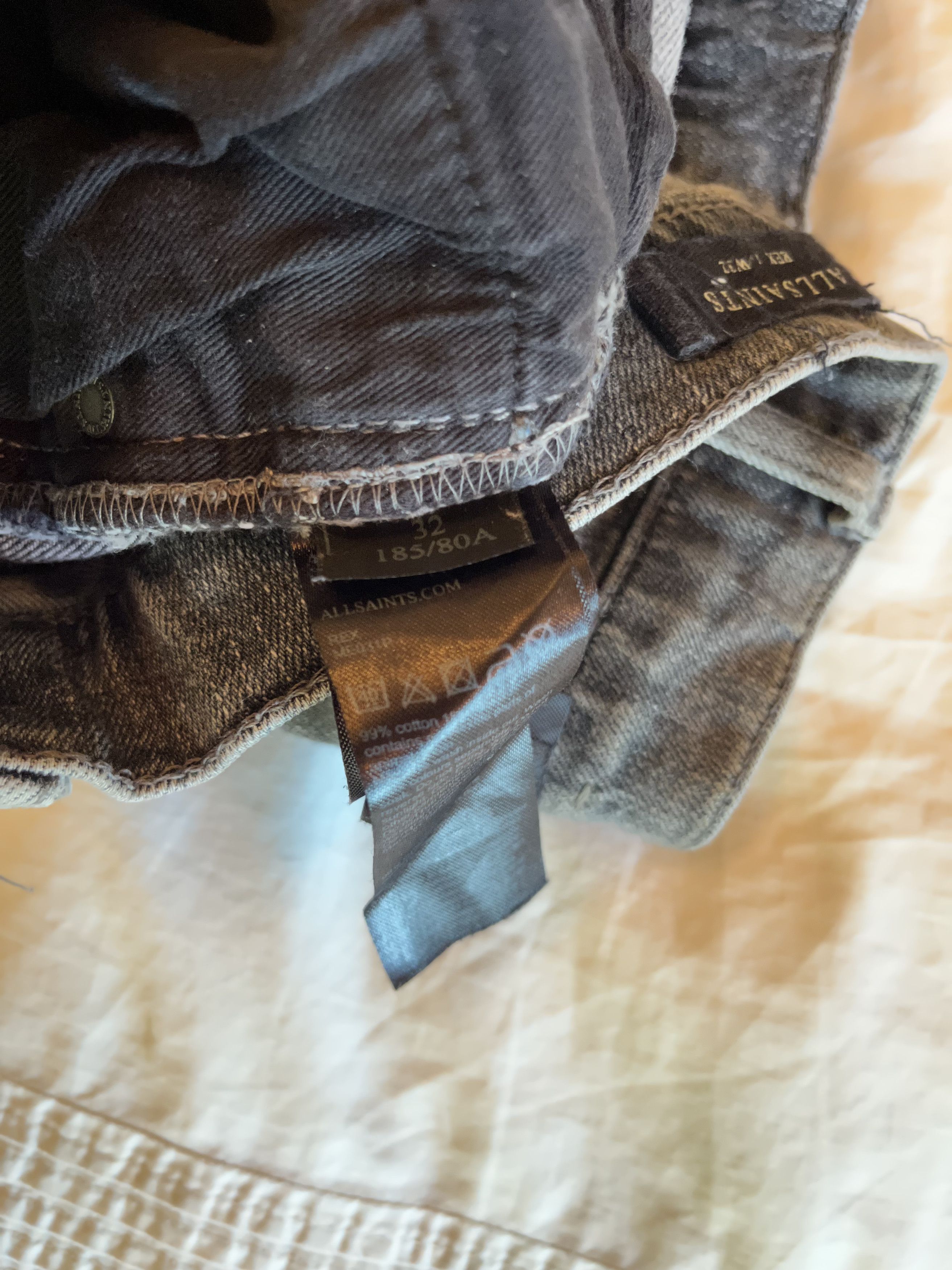 Allsaints Allsaints Gray Rex Denim Size US 32 / EU 48 - 6 Thumbnail