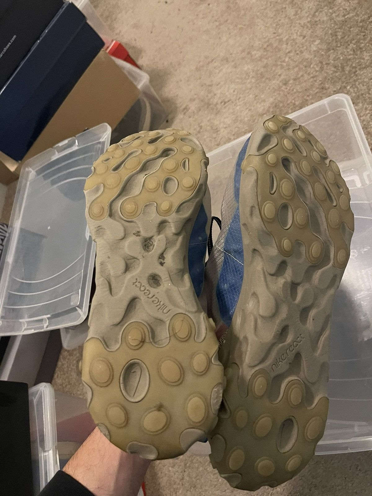 Nike × Undercover Undercover x Nike React Element 87 'Light Beige' Size US 9.5 / EU 42-43 - 5 Thumbnail