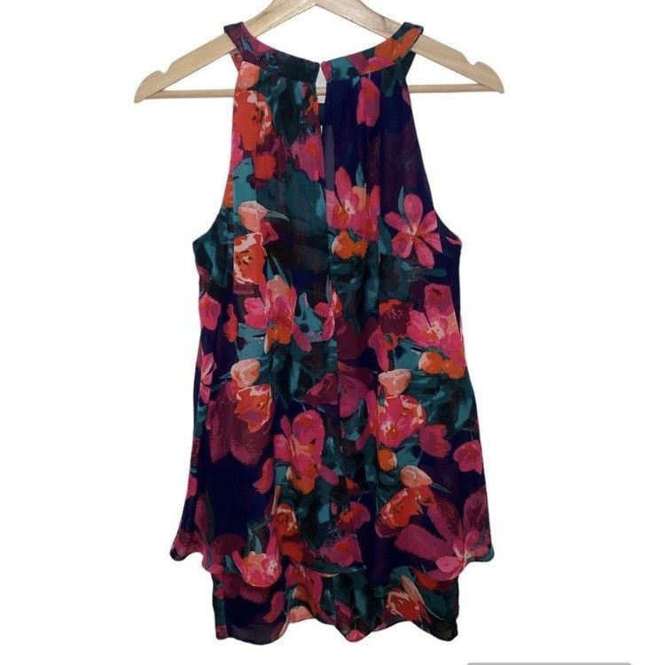 Allsaints ALL SAINTS ELIZA J Women’s Sleeveless Floral Print Dress Size XS / US 0-2 / IT 36-38 - 6 Thumbnail