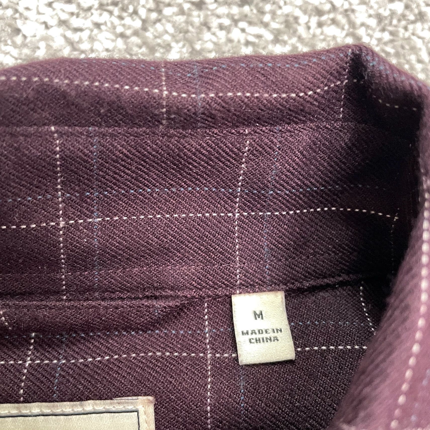 Vintage 7 Diamonds Aspen Flannel Button Down Shirt Mens Medium Dark Red Plaid Casual Top Size US M / EU 48-50 / 2 - 6 Thumbnail