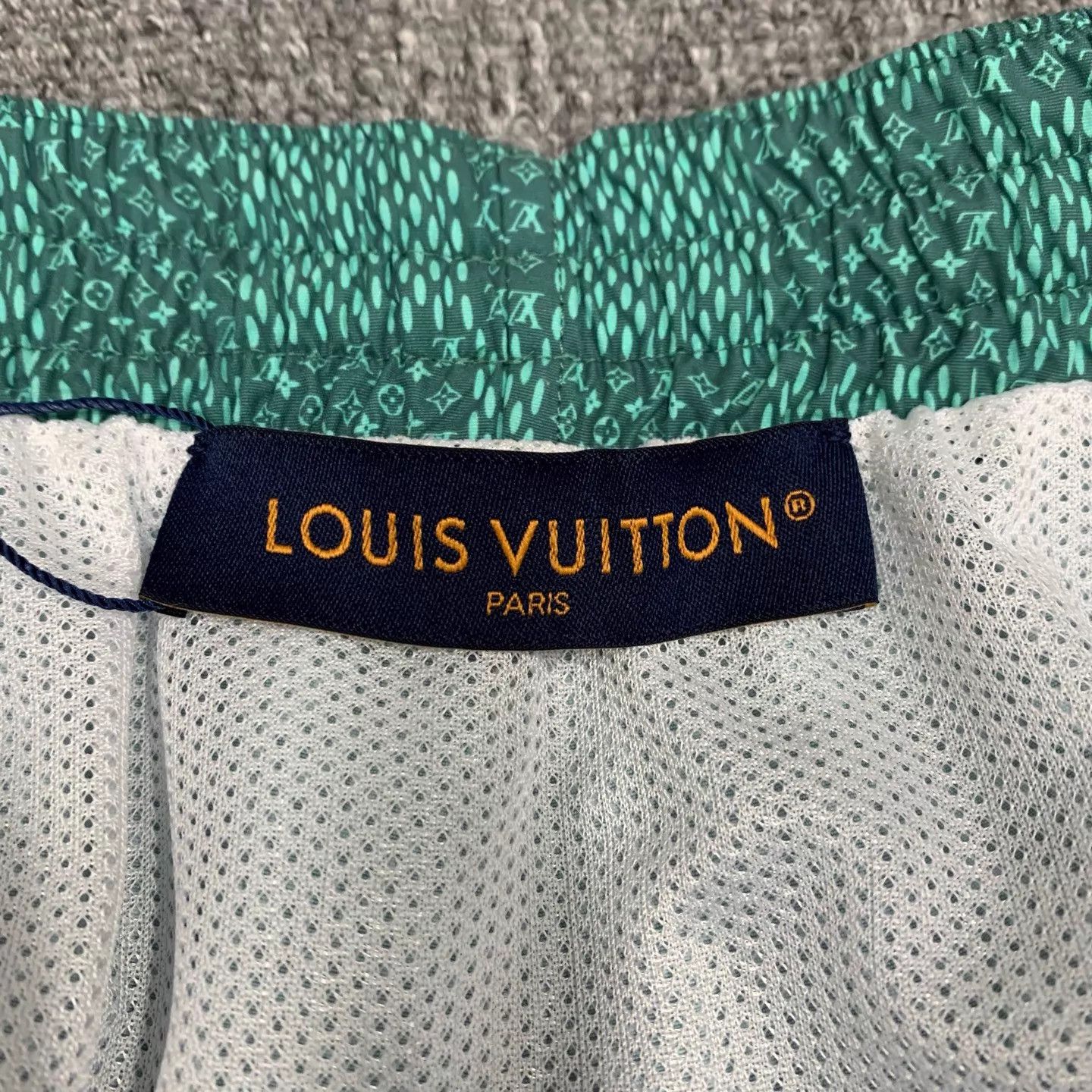 Louis Vuitton LV Green Checkerboard Shorts M New with tags Size US 32 / EU 48 - 5 Thumbnail
