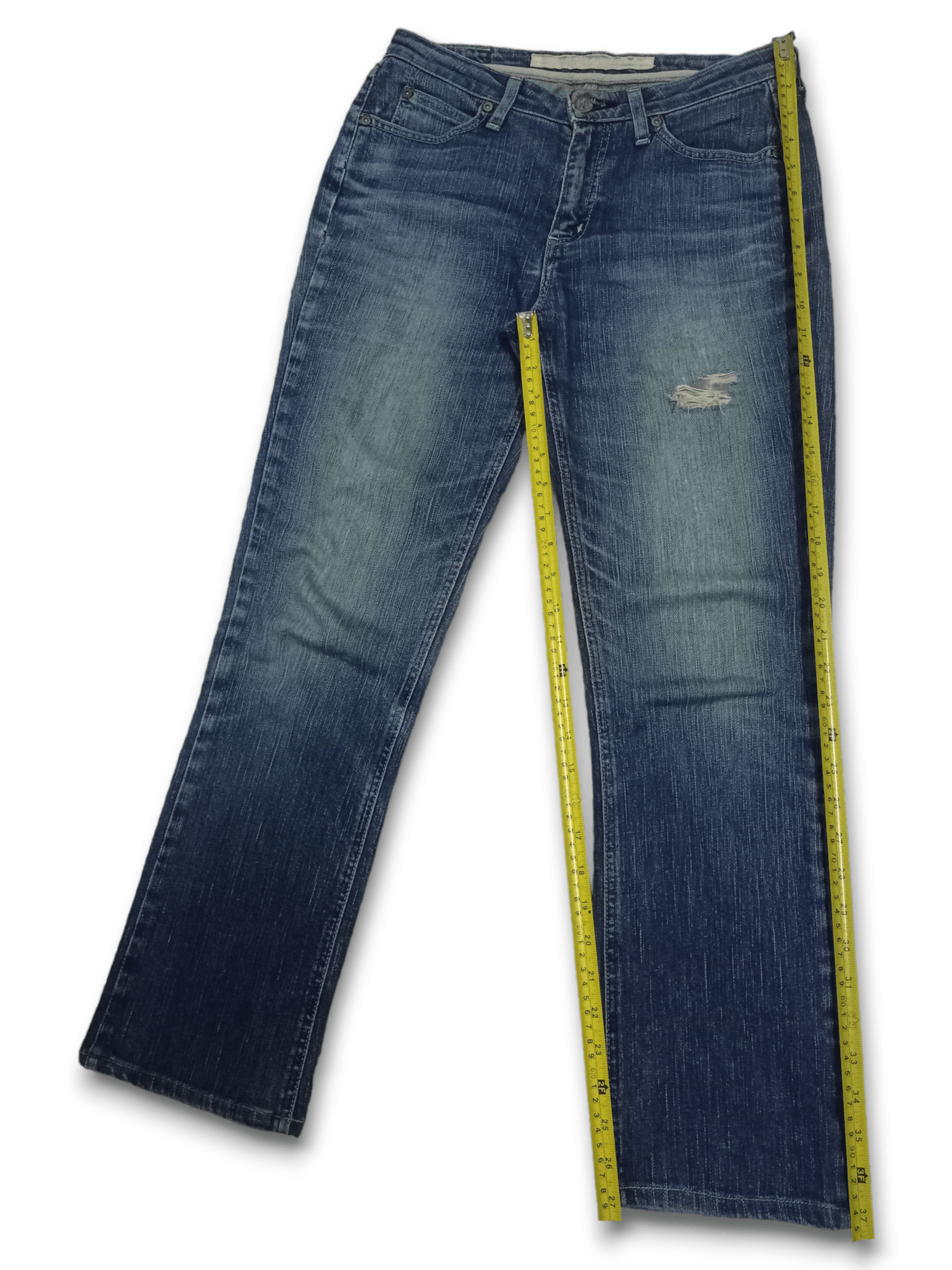 Levi's × Levi's Vintage Clothing Vintage Levis Ladys Blue Wash Distressed Jeans Made in Japan Size 28" / US 6 / IT 42 - 10 Thumbnail