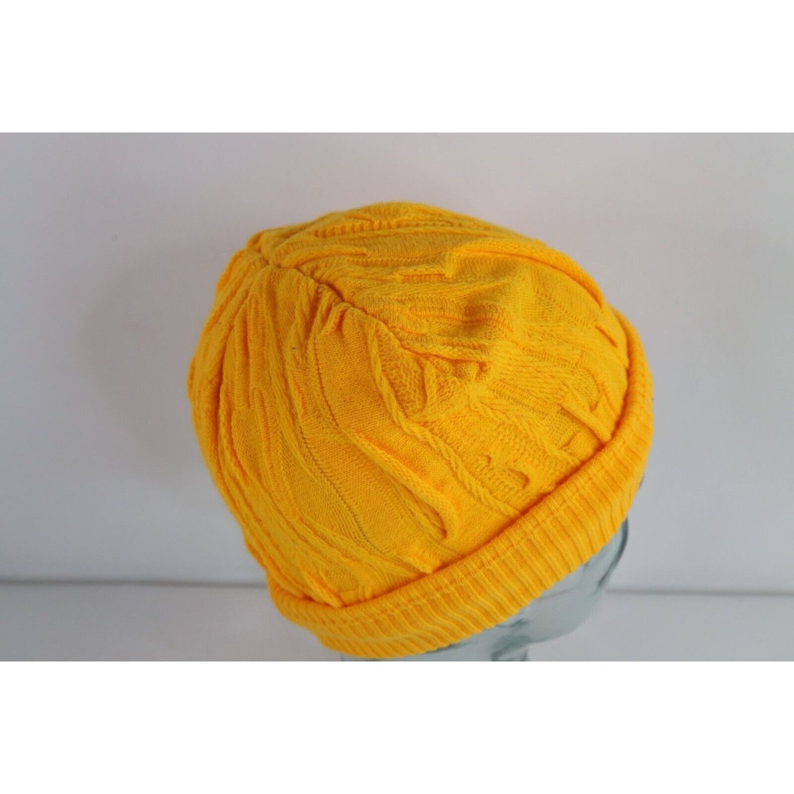 Vintage Vintage 90s Coogi Style Textured Knit Winter Beanie Hat Cap Size ONE SIZE - 4 Thumbnail