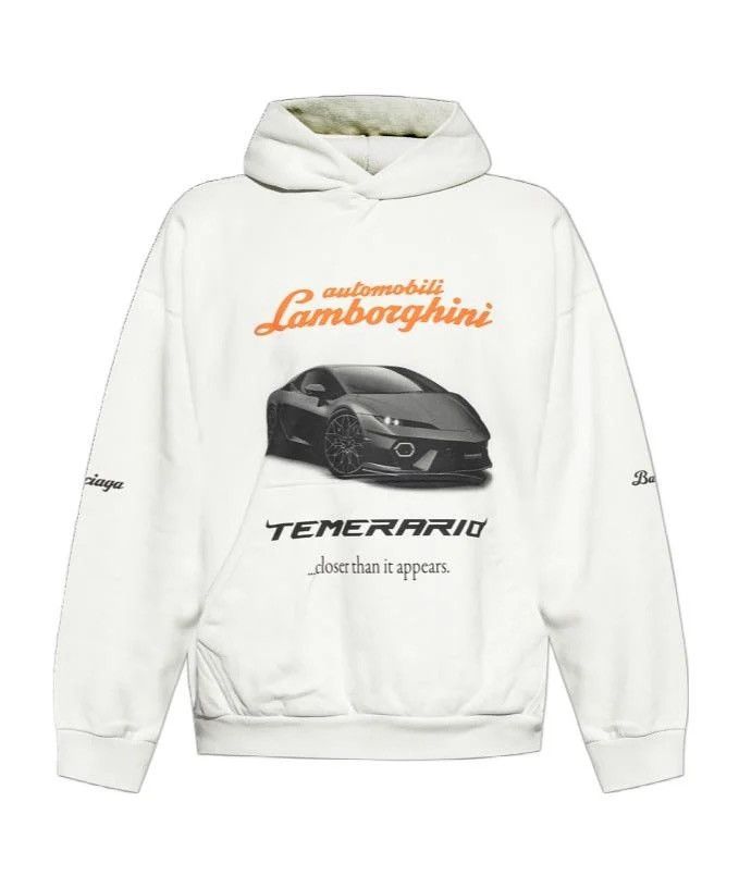 Balenciaga × Lamborghini Balenciaga Lamborghini hoodie Size US M / EU 48-50 / 2 - 1 Thumbnail