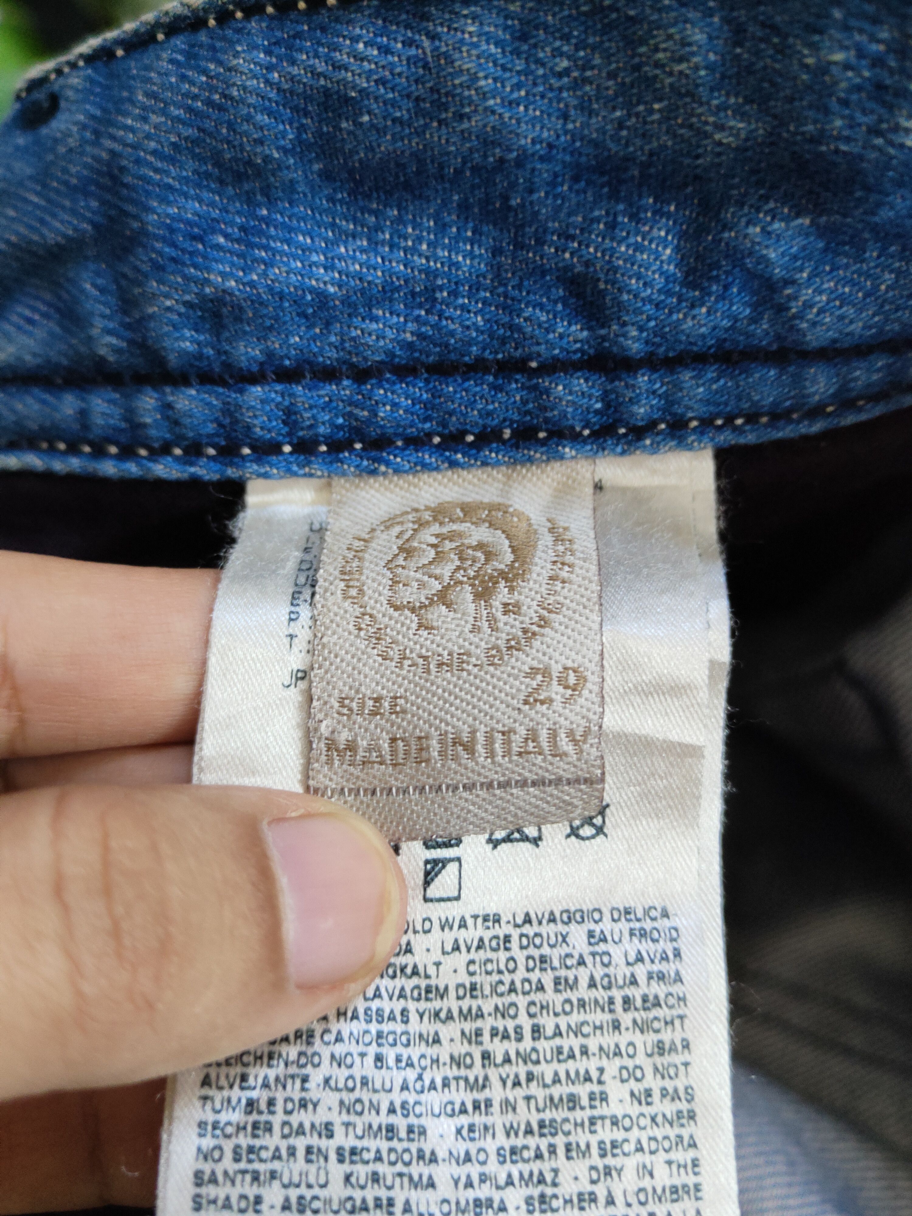 Diesel Diesel Industry Blue Faded Distressed Ripped Jeans #S2052 Size US 29 - 18 Thumbnail