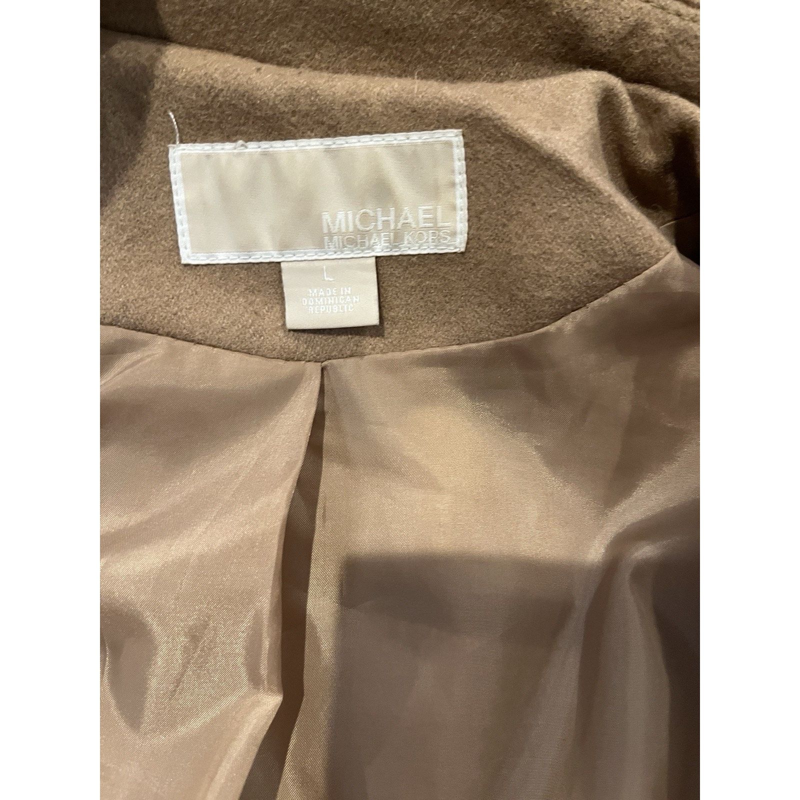 Michael Kors Michael Kors Beige Camel Tan Wool Trench Coat Hood Womens M Size M / US 6-8 / IT 42-44 - 7 Thumbnail